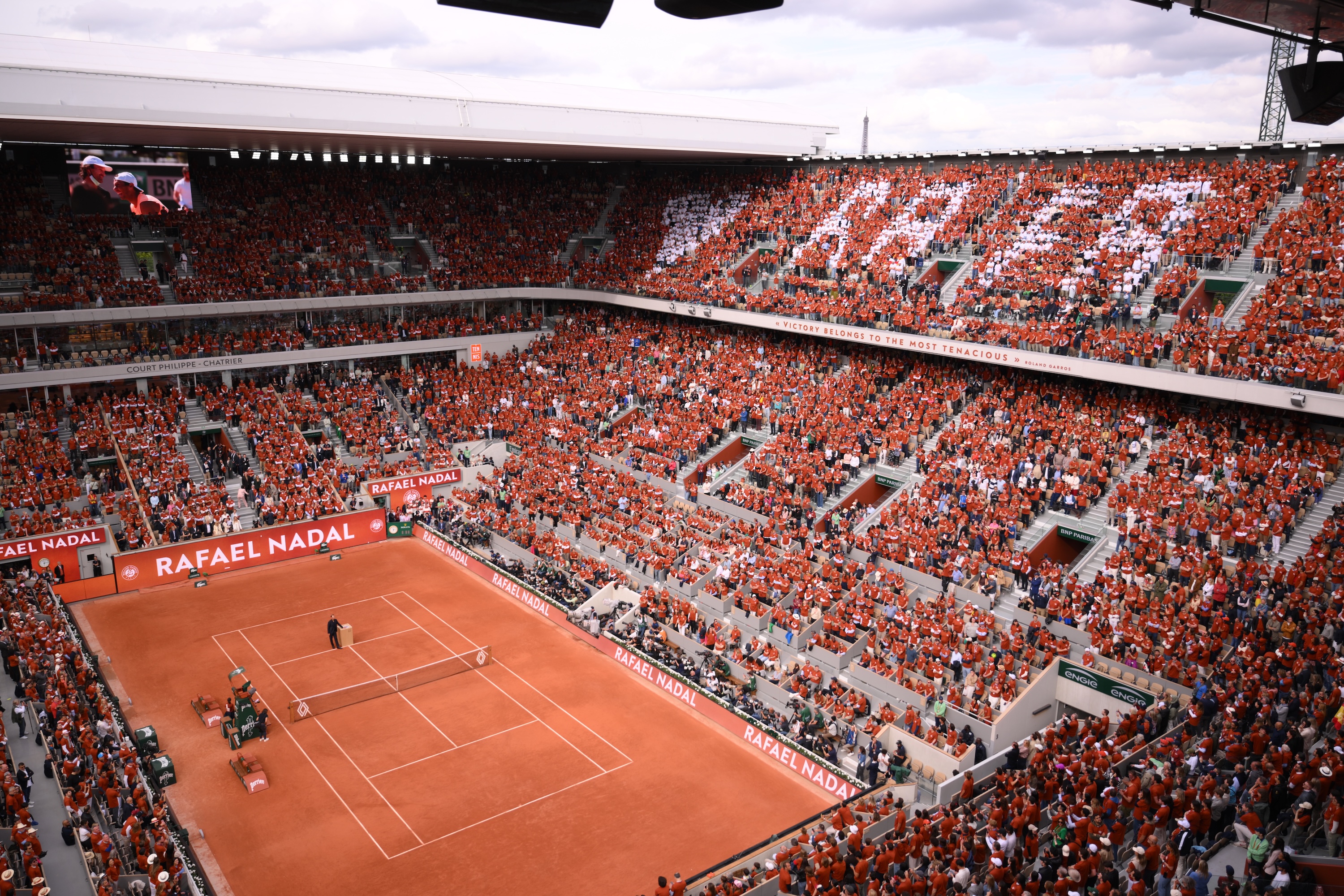 Cérémonie hommage Rafael Nadal / Roland-Garros 2025