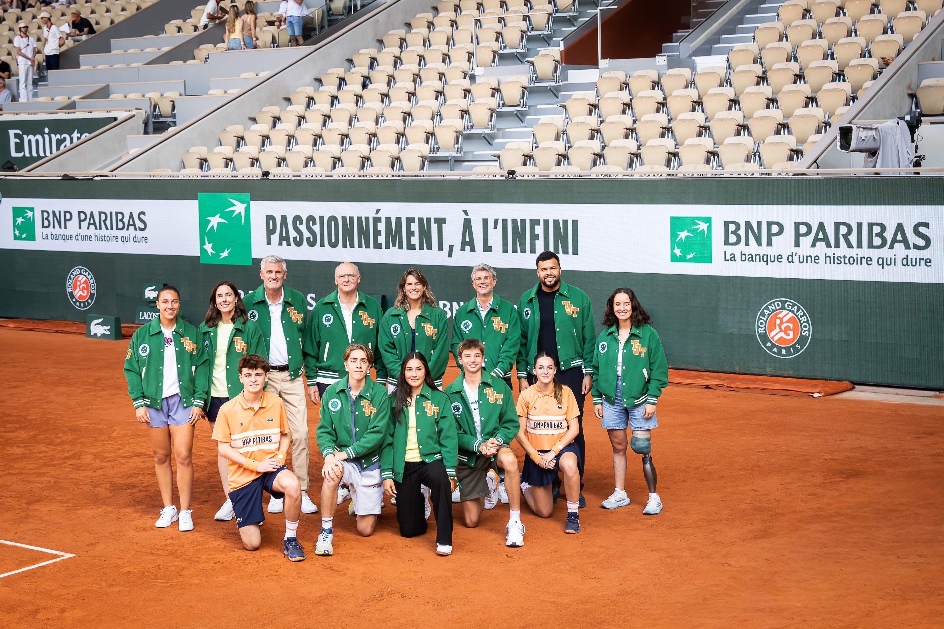Roland-Garros et BNP Paribas /  Renouvellement partenariat