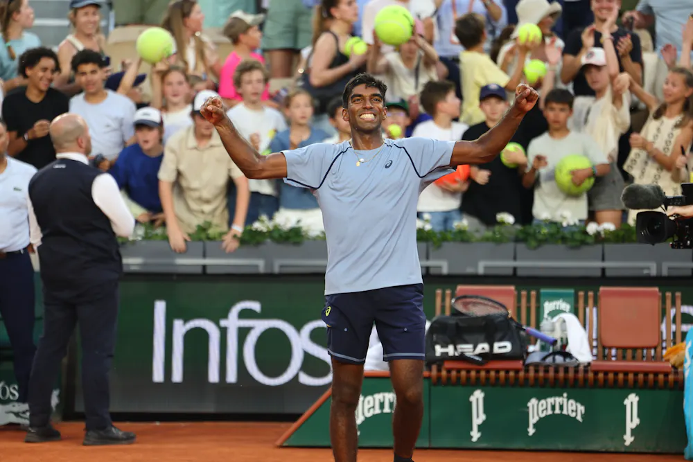 Nishesh Basavareddy, R1, Roland-Garros 2026 Nishesh Basavareddy, R1, Roland-Garros 2026