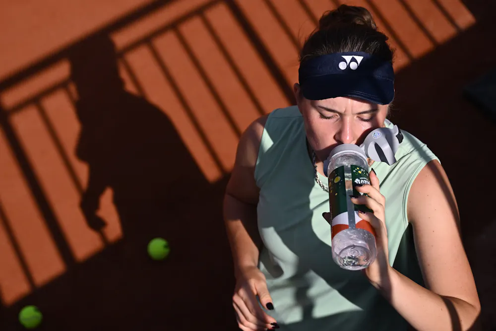 Linda Noskova, Roland-Garros 2026, practice