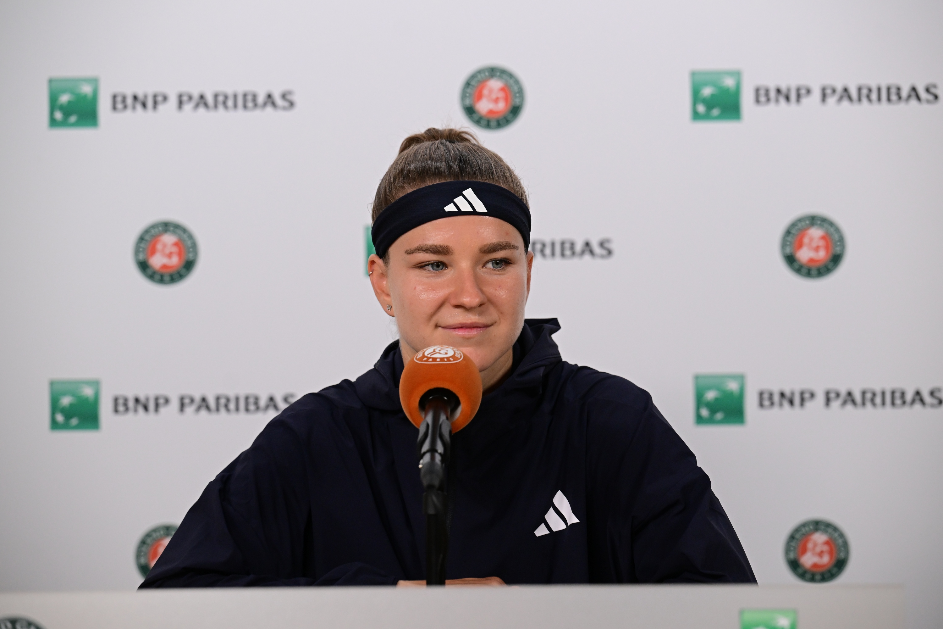Karolina Muchova / Premier tour - conférence de presse - Roland-Garros 2026 