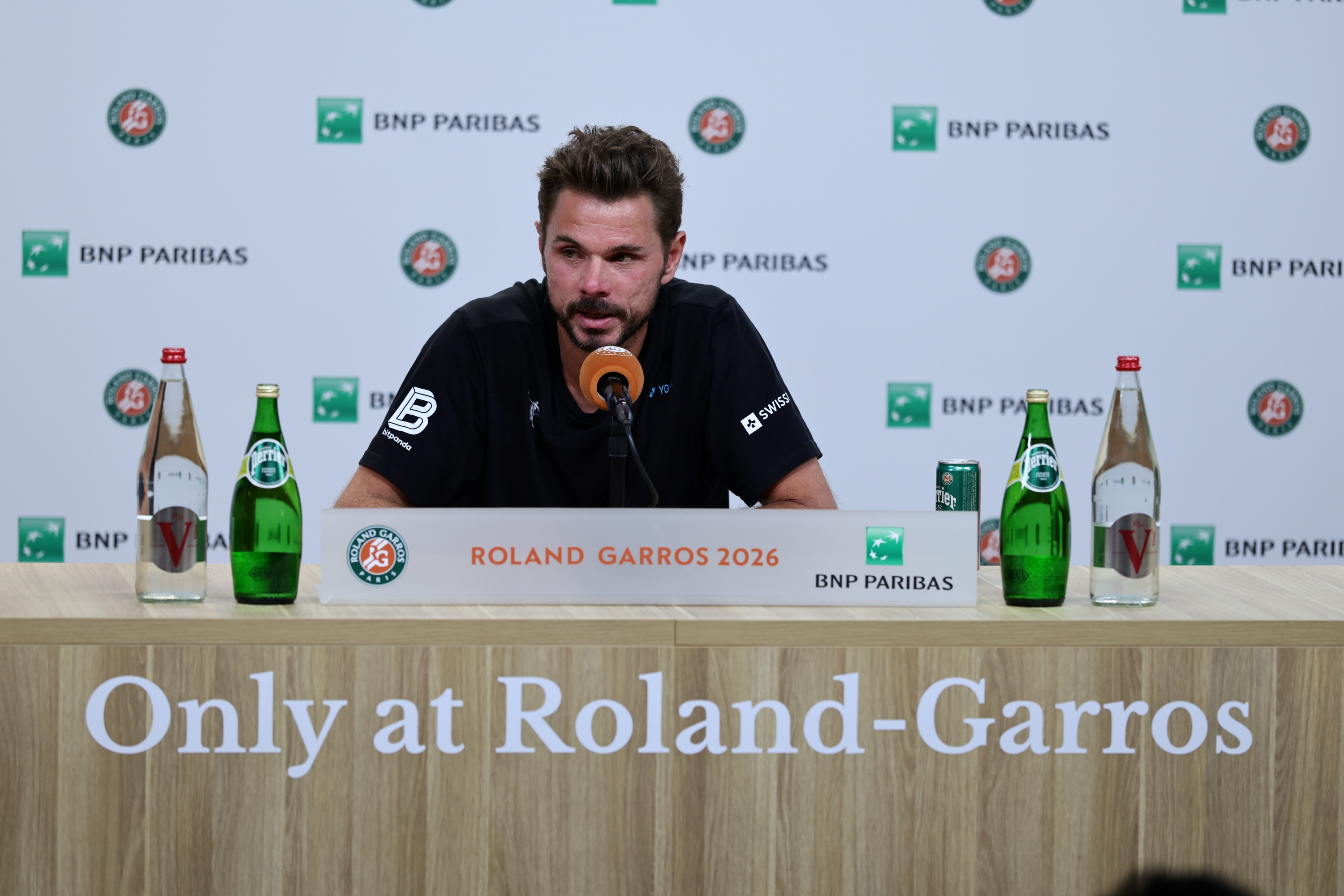 Stan Wawrinka / Premier tour - conférence de presse - Roland-Garros 2026