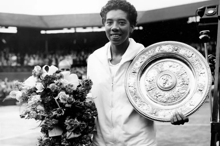 Althea Gibson / Trophée - Wimbledon 1958 Althea Gibson / Trophée - Wimbledon 1958