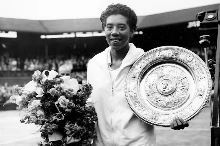 Althea Gibson / Trophée - Wimbledon 1958 Althea Gibson / Trophée - Wimbledon 1958