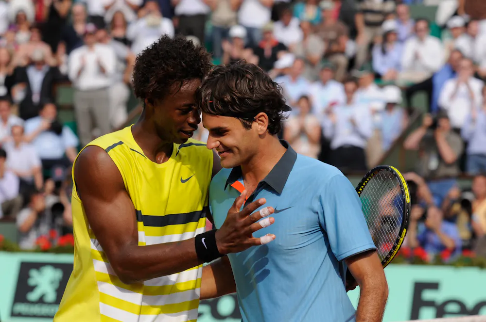 Gaël Monfils Roger Federer Roland-Garros 2009