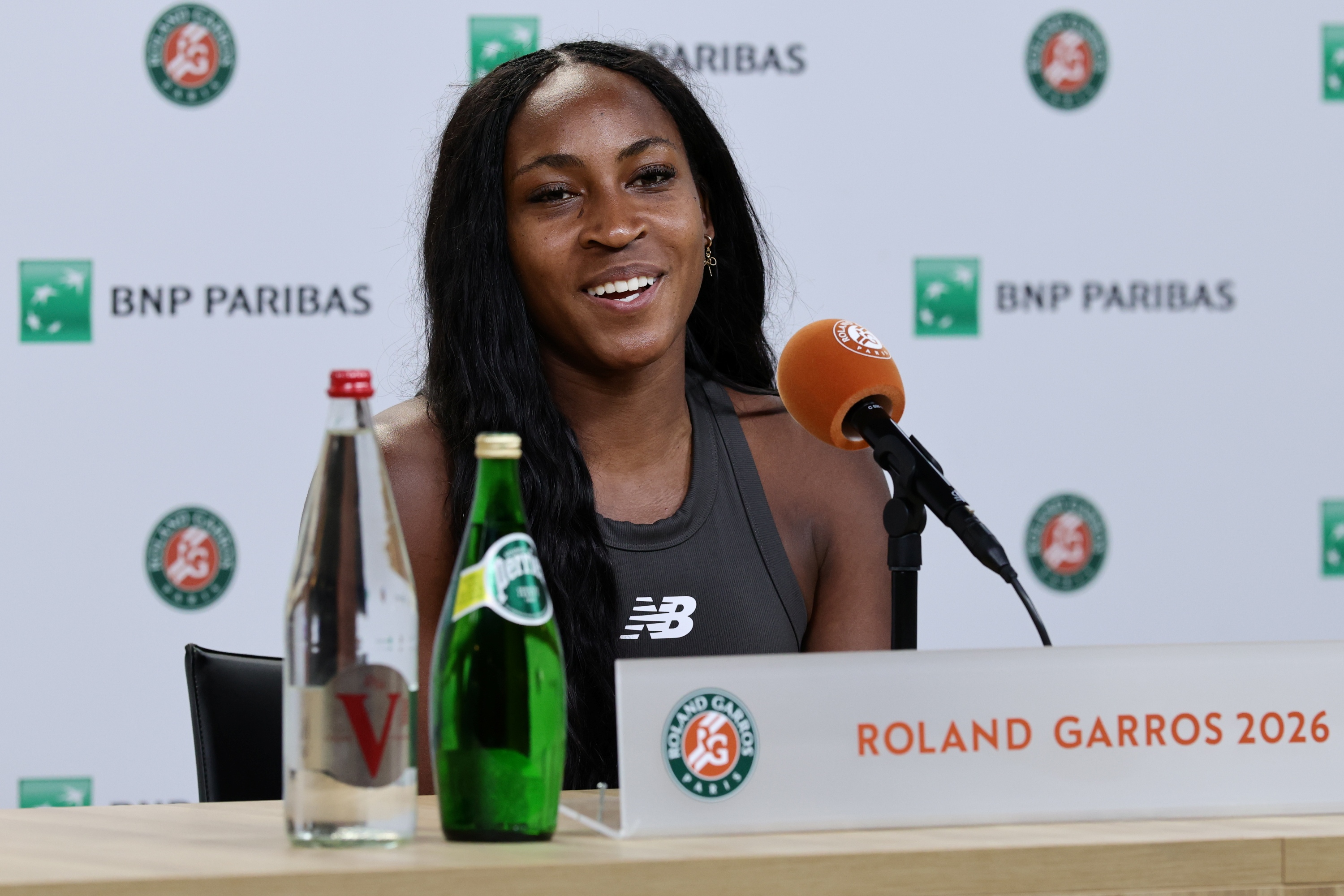 Coco Gauff / Premier tour - conférence de presse - Roland-Garros 2026 