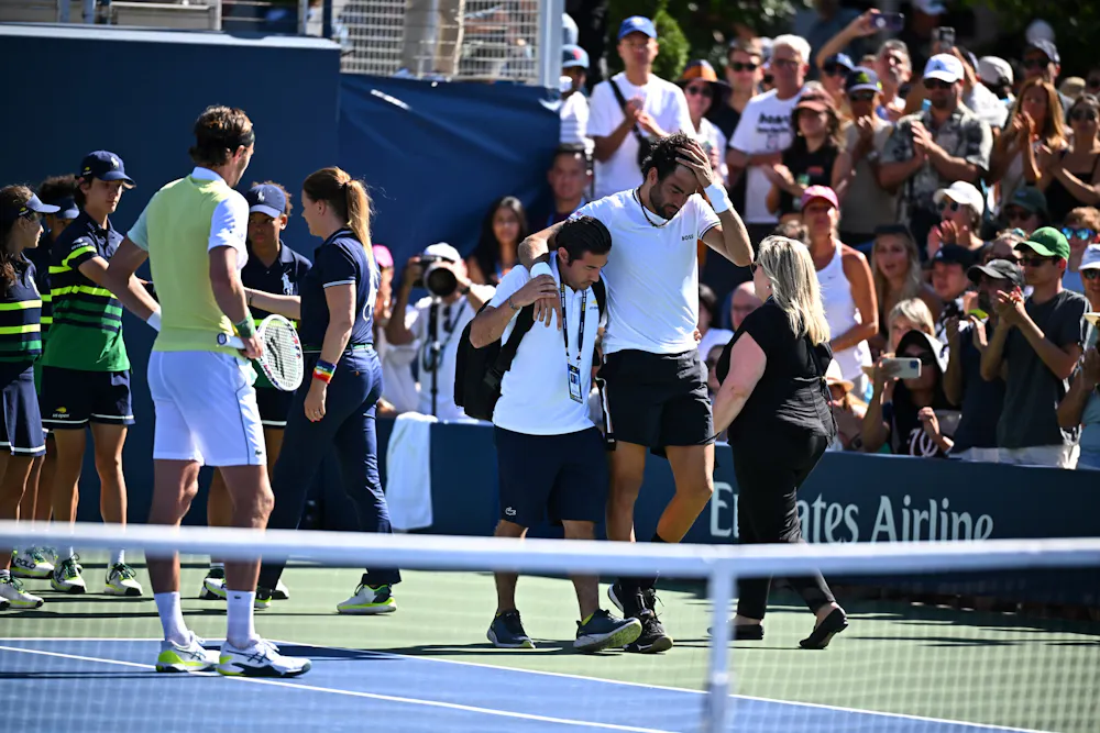 Matteo Berrettini Arthur Rinderknech / US Open 2023, simple messieurs / 2e tour