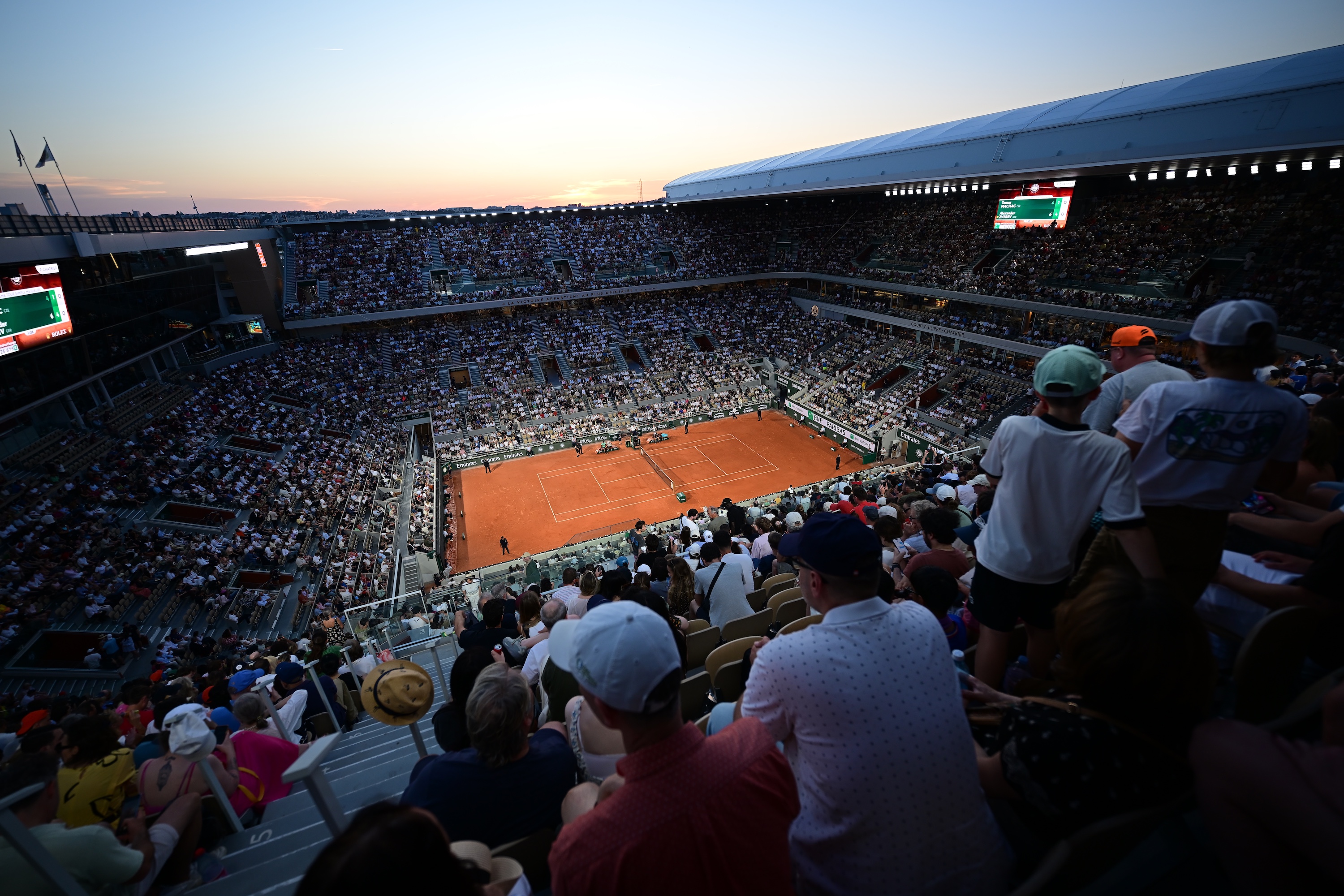 Roland-Garros 2026, Court Philippe-Chatrier night session