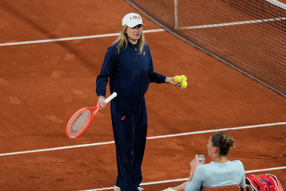 Sandra Zaniewska, Marta Kostyuk, Practice, Roland-Garros 2026