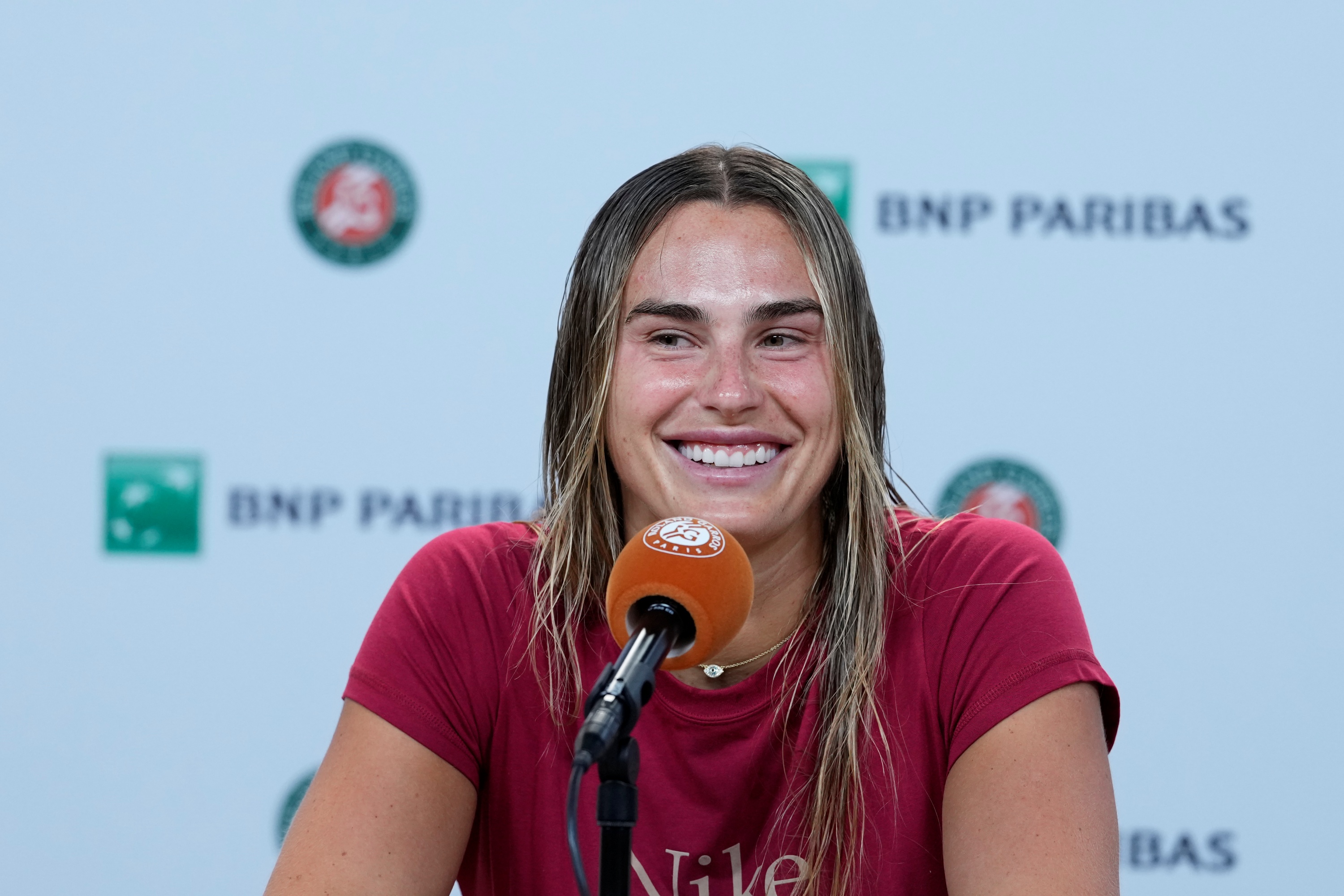 Aryna Sabalenka / Deuxième tour - conférence de presse - Roland-Garros 2026 