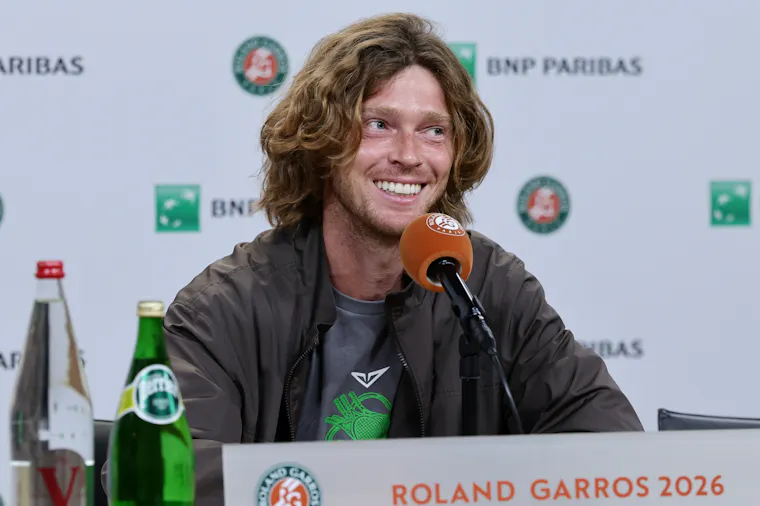 Andrey Rublev, R3, Roland-Garros 2026 Andrey Rublev, R3, Roland-Garros 2026