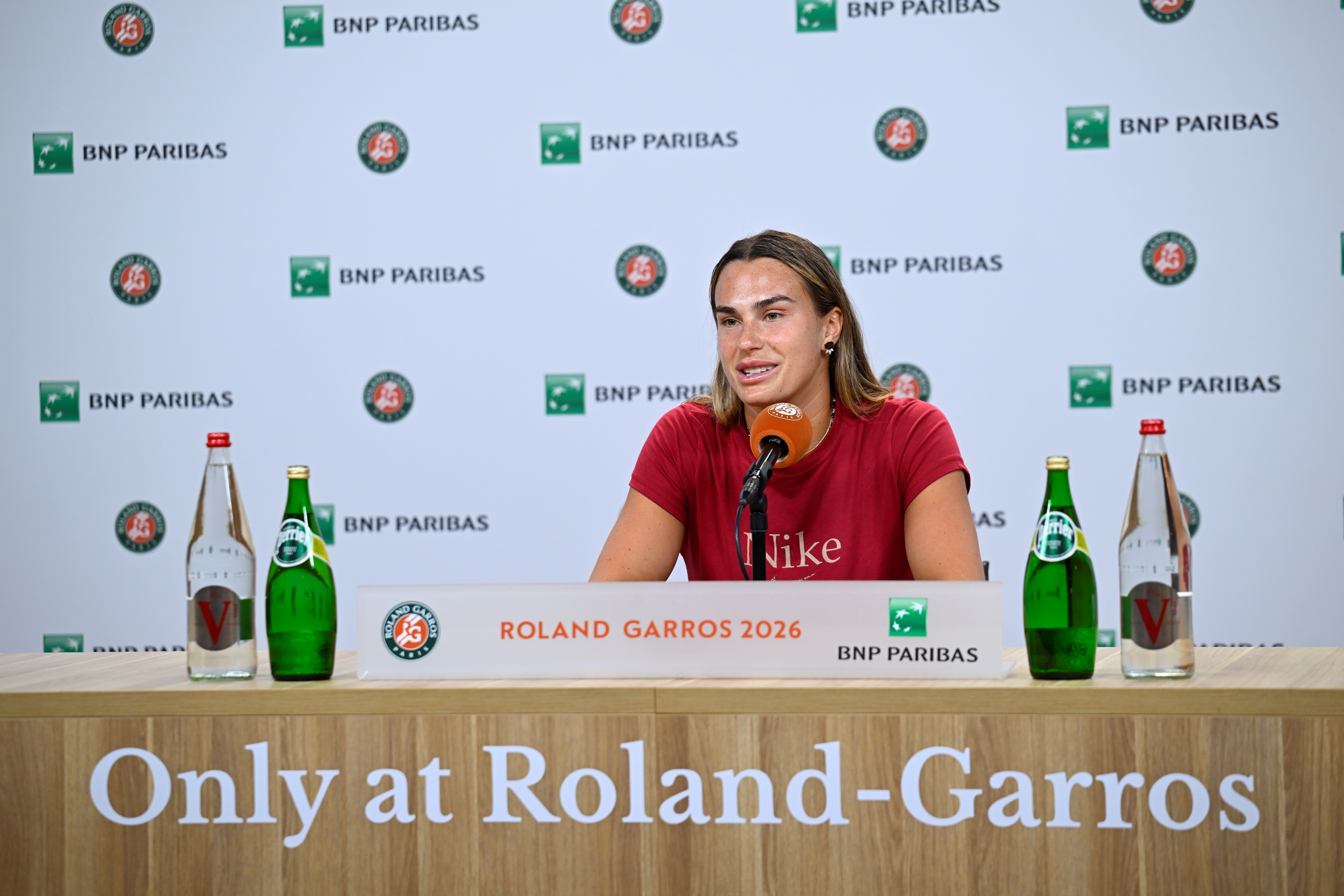 Aryna Sabalenka / Troisième tour - conférence de presse - Roland-Garros 2026 