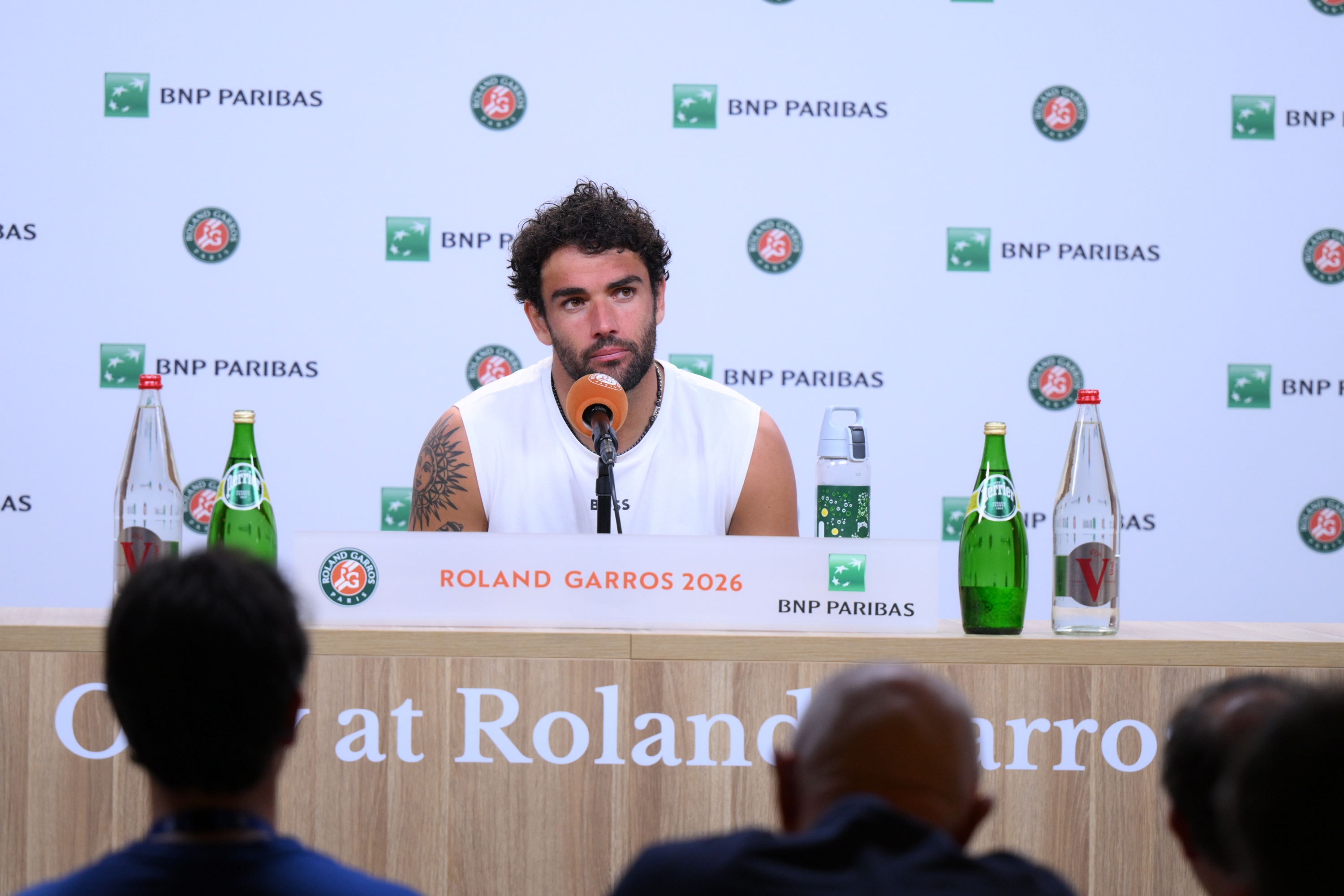 Matteo Berretini / Troisième tour - conférence de presse Roland-Garros 2026 