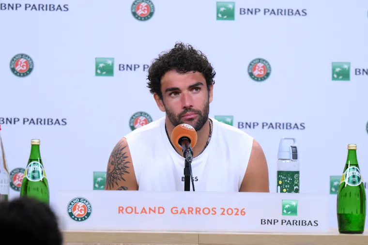 Matteo Berretini / Troisième tour - conférence de presse Roland-Garros 2026 Matteo Berretini / Troisième tour - conférence de presse Roland-Garros 2026