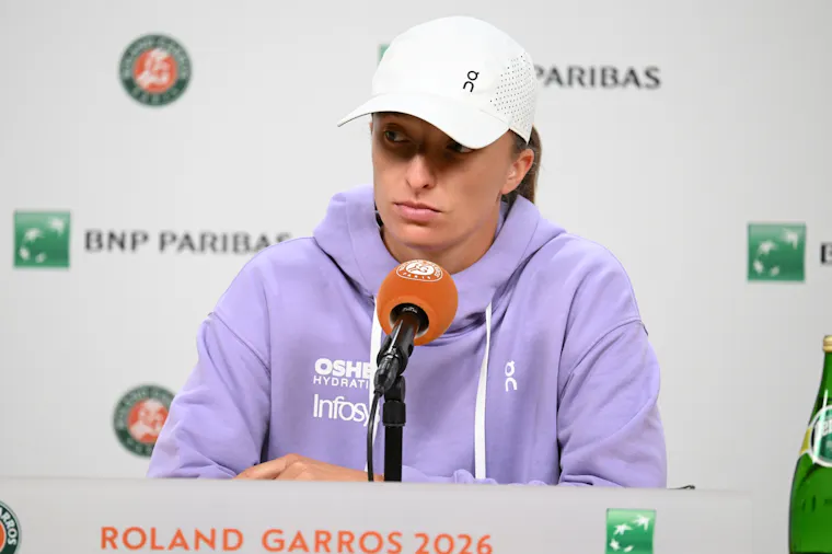 Iga Swiatek / Huitièmes de finale - conférence de presse - Roland-Garros 2026 Iga Swiatek / Huitièmes de finale - conférence de presse - Roland-Garros 2026
