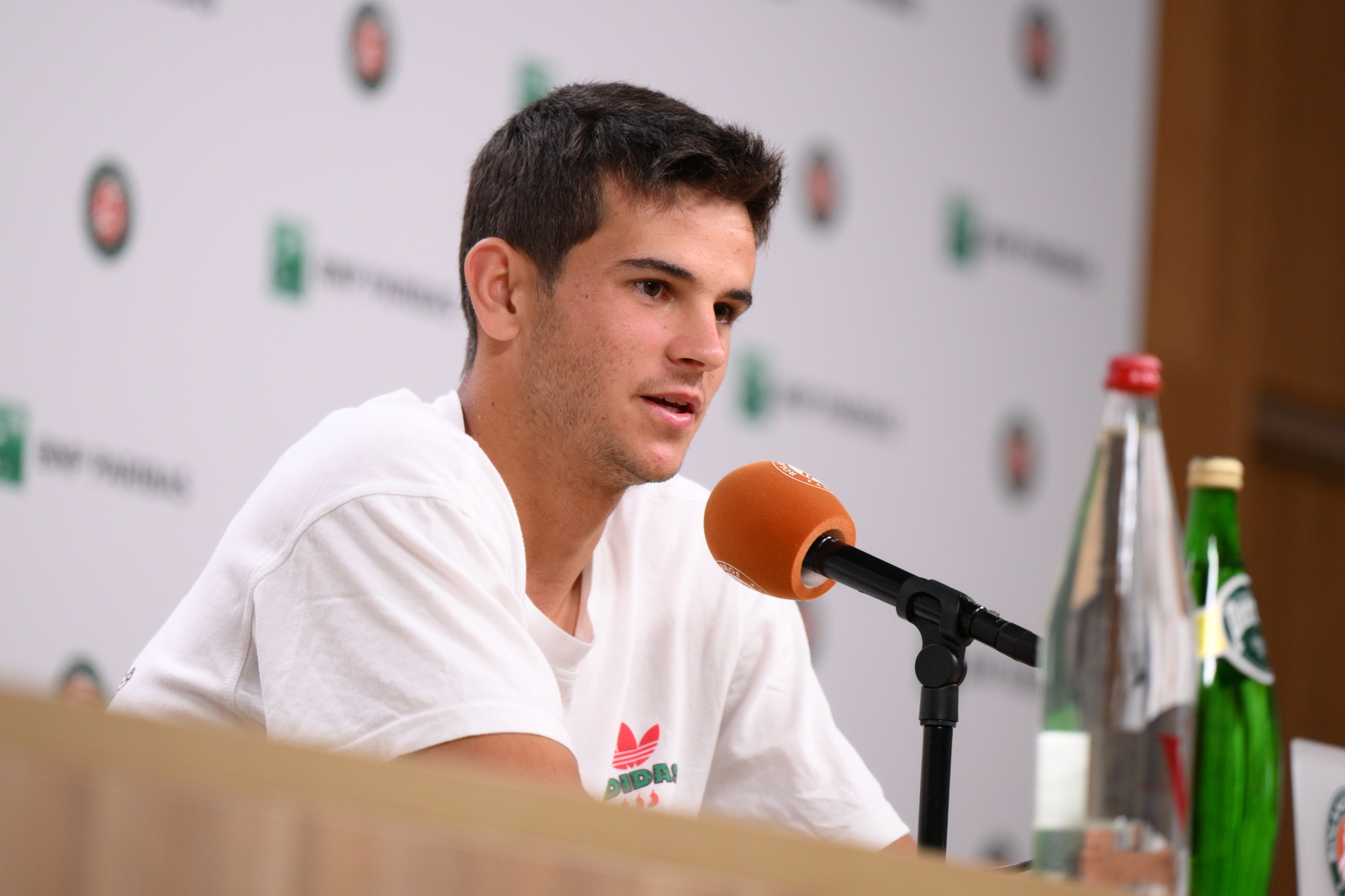 Rafael Jodar / Huitièmes de finale - conférence de presse - Roland-Garros 2026
