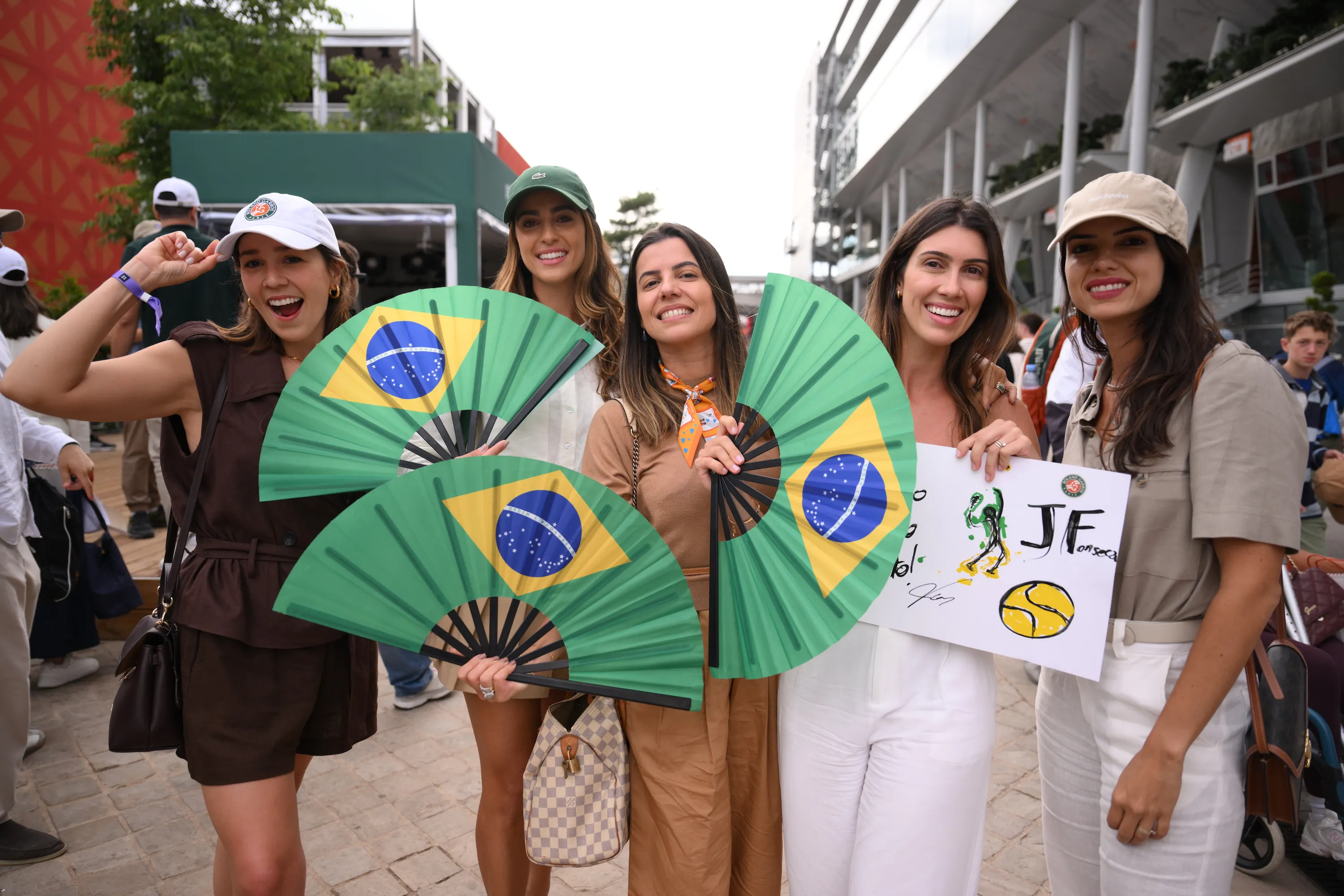 Brazilian Joao Fonseca fans, Roland-Garros 2026