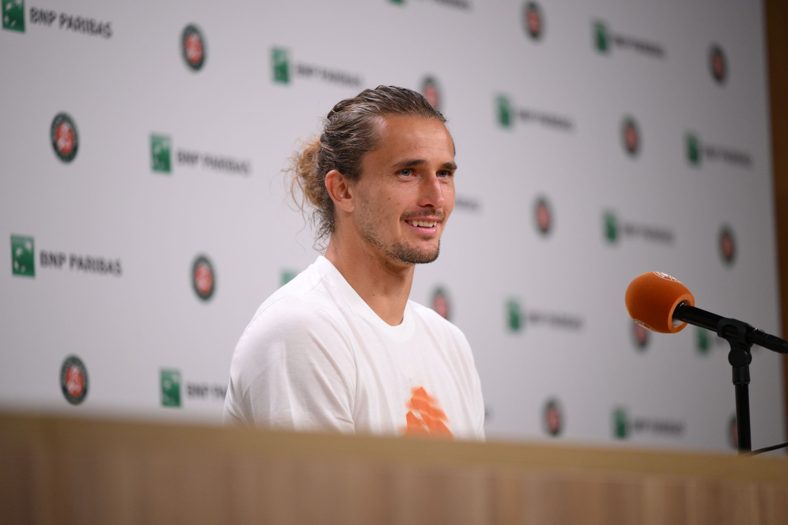 Alexander Zverev / Huitièmes de finale - conférence de presse - Roland-Garros 2026 
