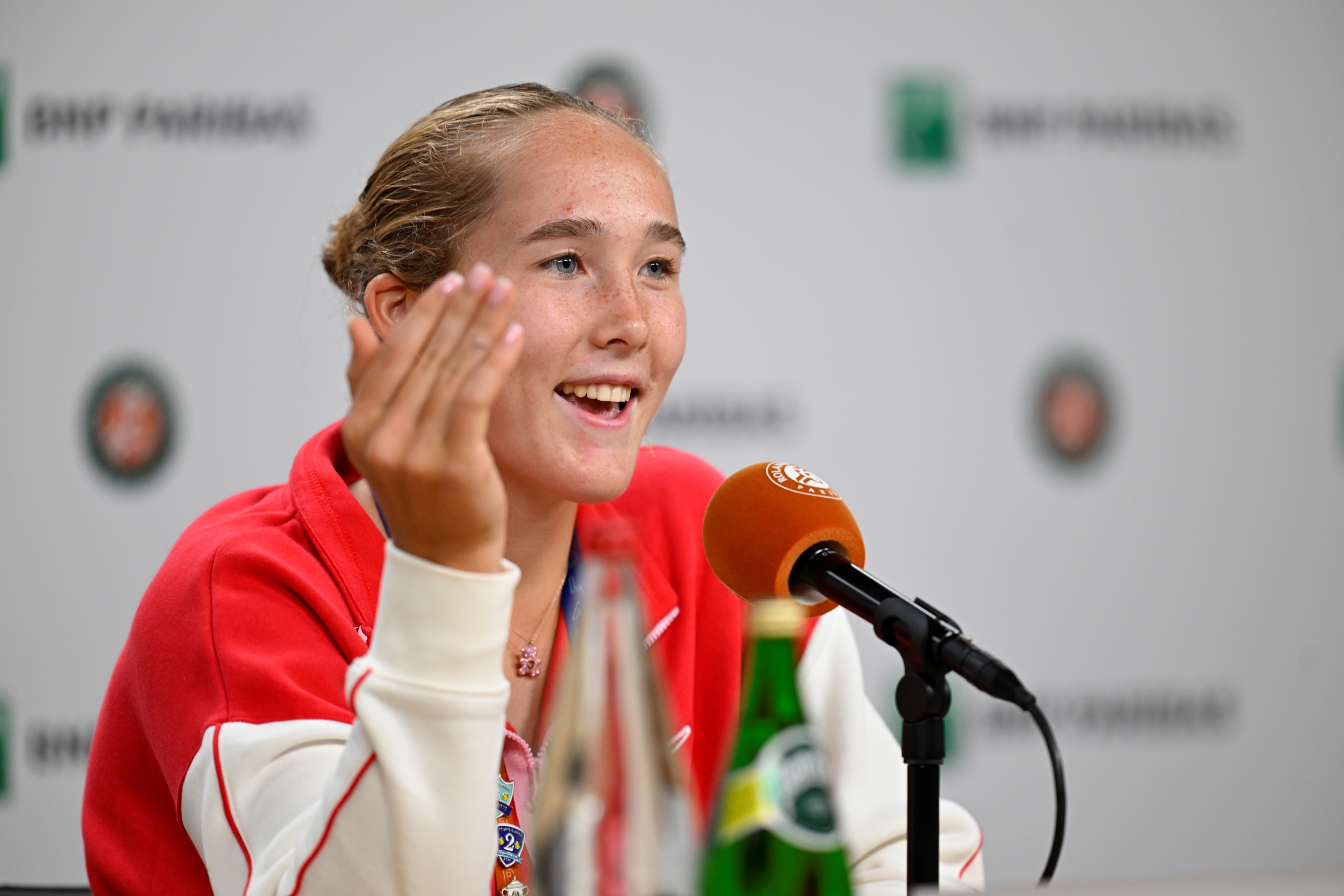 Mirra Andreeva / Huitième de finale - conférence de presse - Roland-Garros 2026 