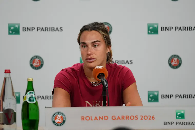 Aryna Sabalenka / Quarts de finale - conférence de presse - Roland-Garros 2026 Aryna Sabalenka / Quarts de finale - conférence de presse - Roland-Garros 2026