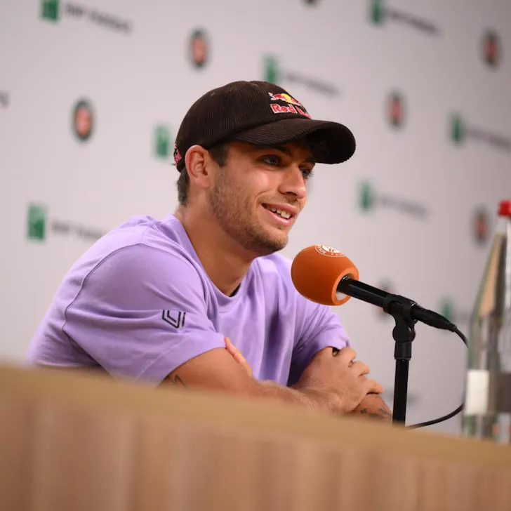 Flavio Cobolli / Quarts de finale conférence de presse - Roland-Garros 2026 Flavio Cobolli / Quarts de finale conférence de presse - Roland-Garros 2026