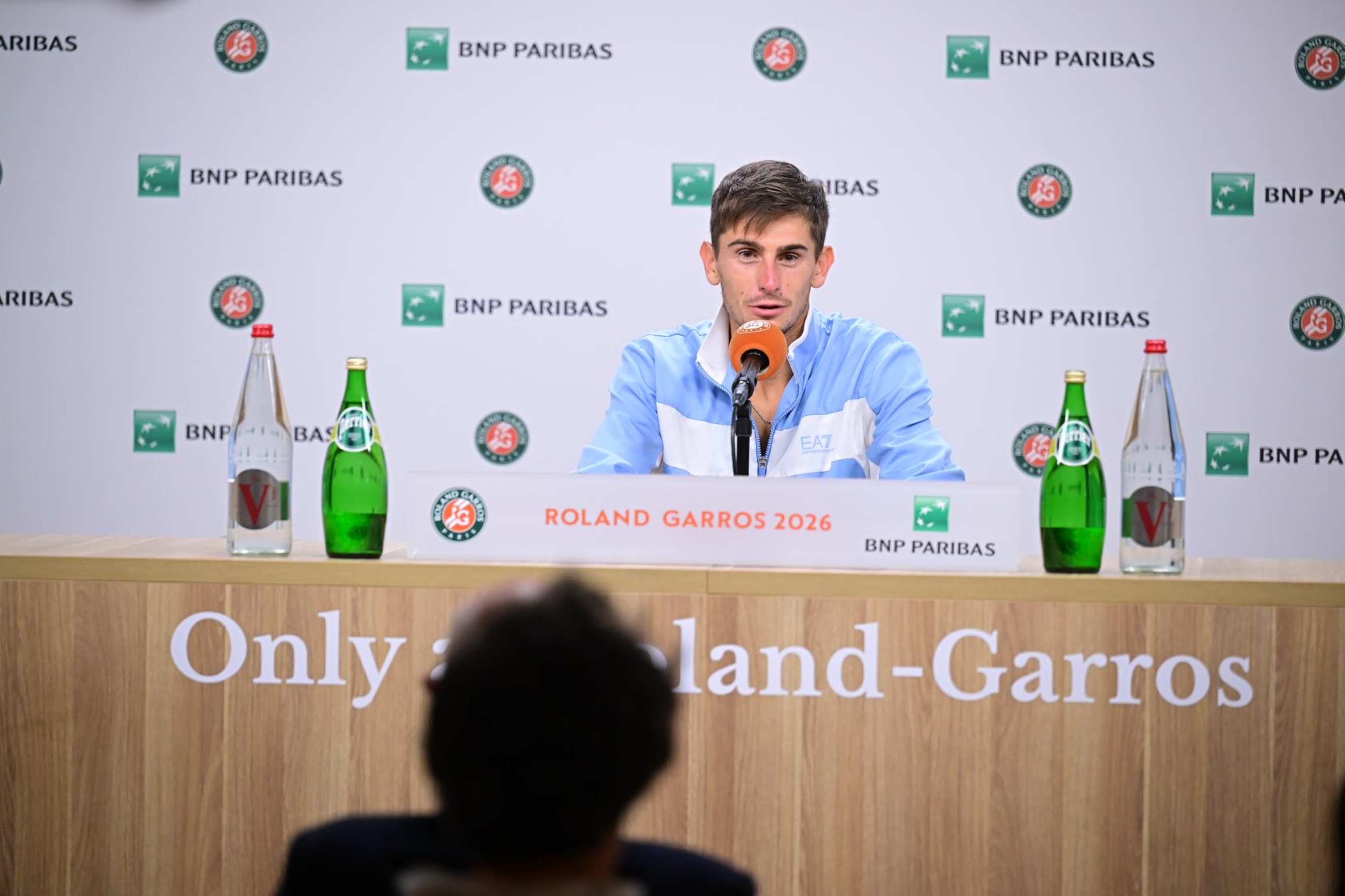 Matteo Arnaldi / Quarts de finale - conférence - Roland-Garros 2026  