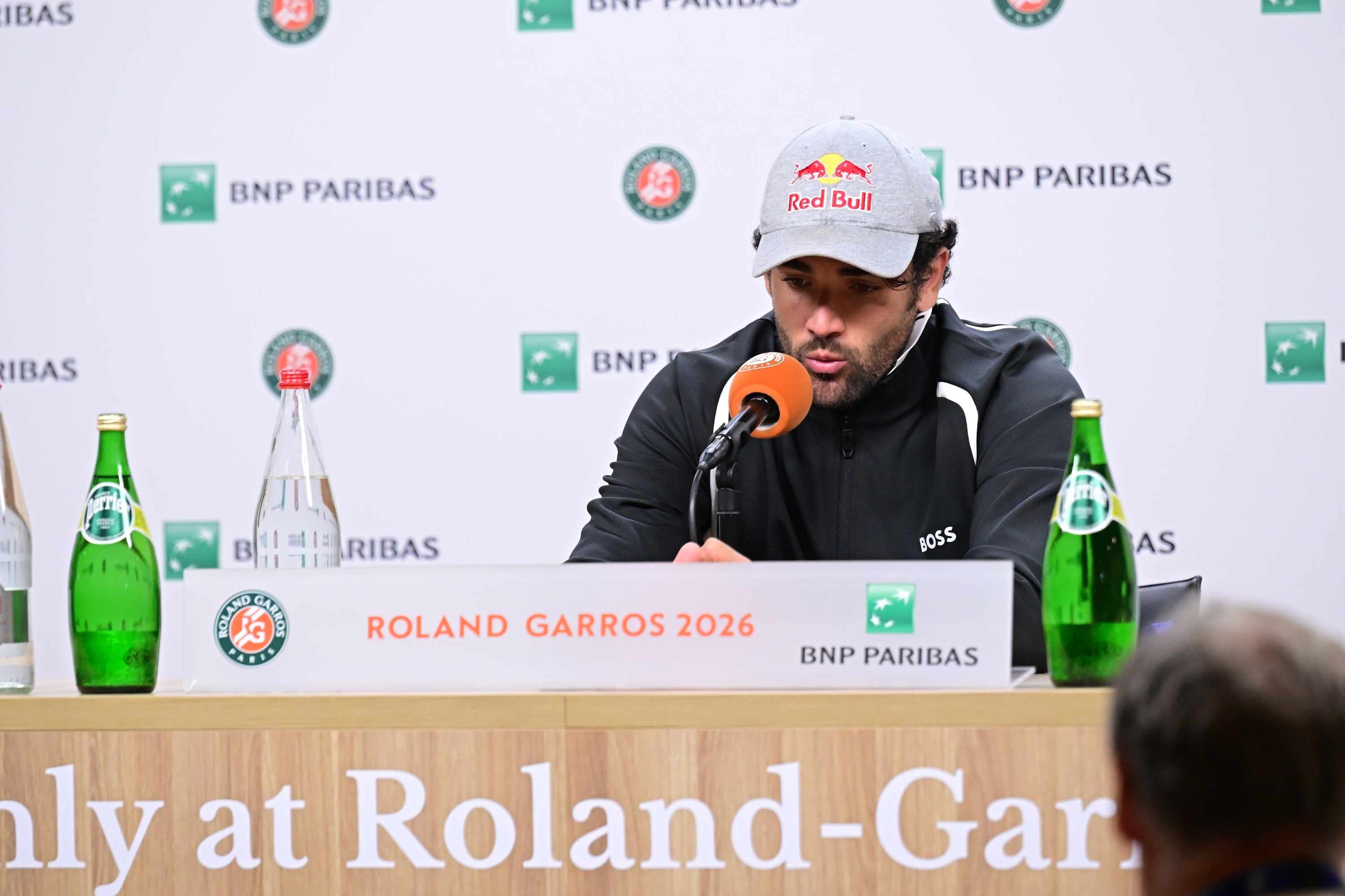 Matteo Berrettini  / Quarts de finale - conférence de presse - Roland-Garros 2026
