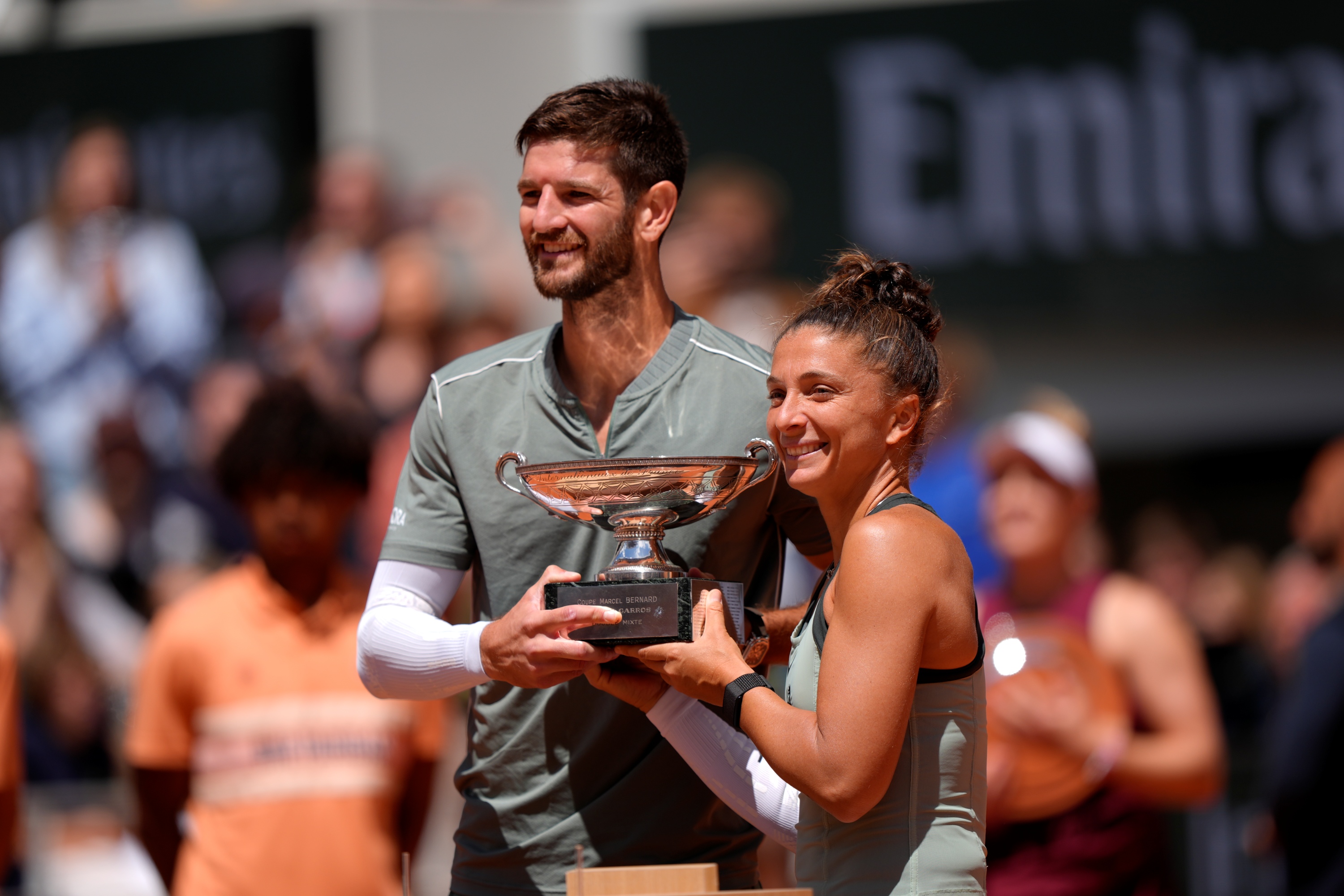 Andrea Vavassori & Sara Errani / Double mixte - finale - trophée - Roland-Garros 2026 