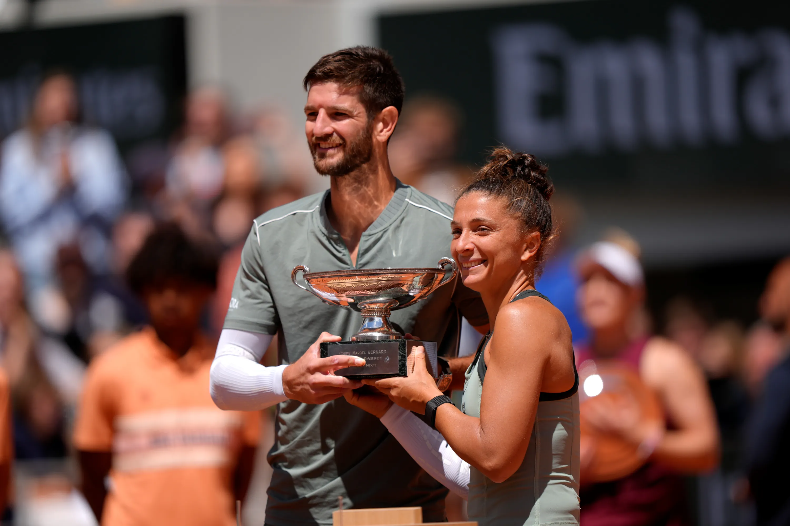 Errani and Vavassori defend RG mixed title - Roland-Garros 2026