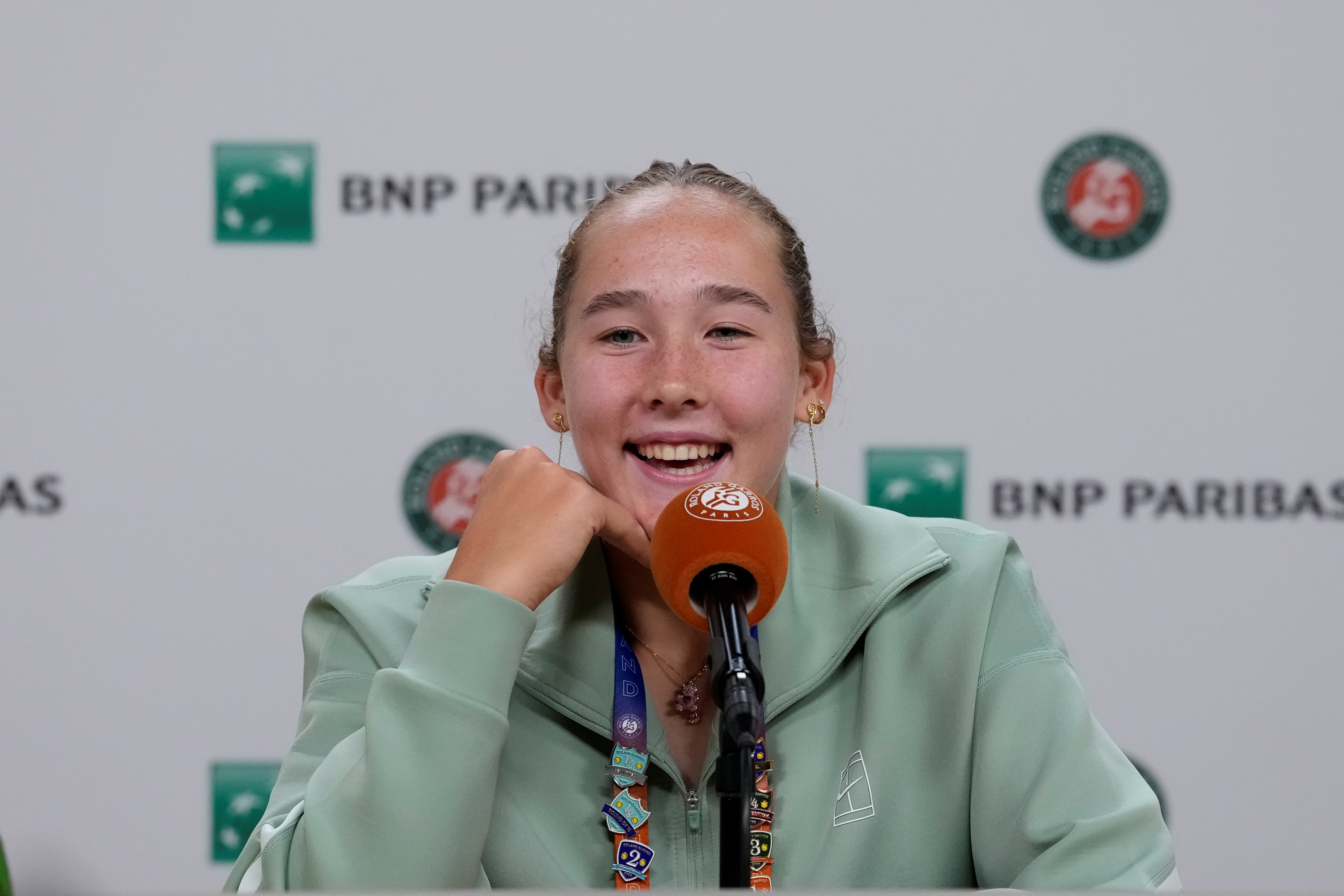 Mirra Andreeva / Demi-finales - conférence de presse - Roland-Garros 2026 