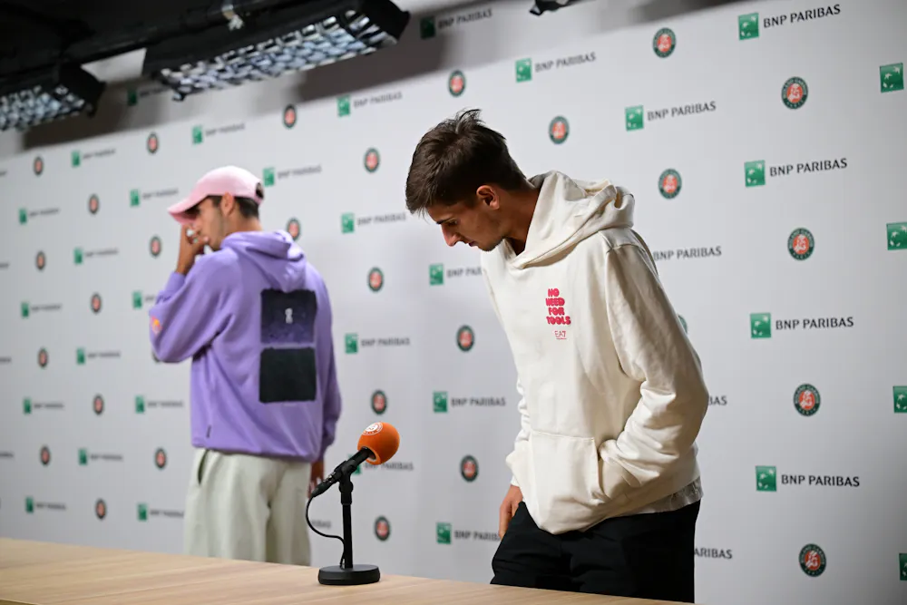 Flavio Cobolli & Matteo Arnaldi / Conférence de presse - Roland-Garros 2026 