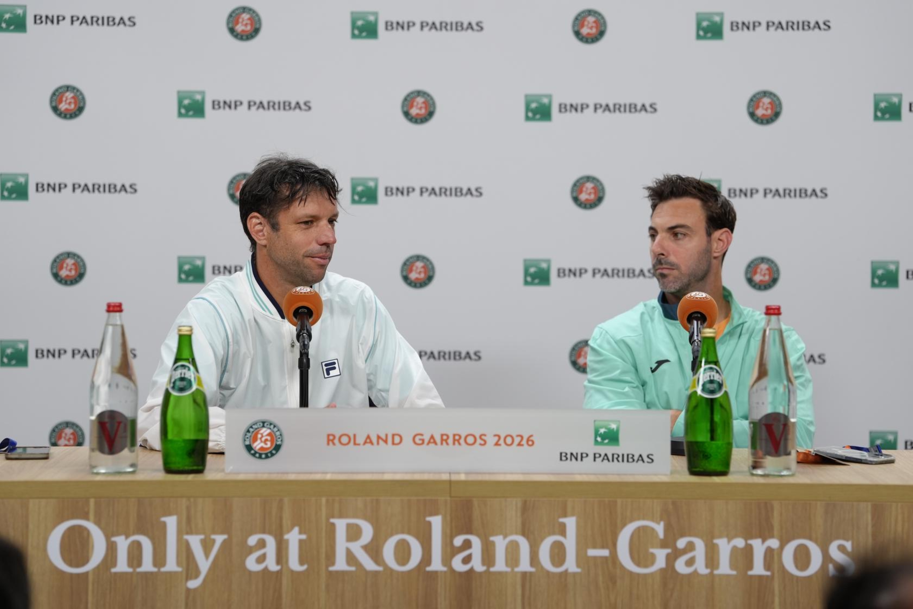 Horacio Zeballos & Marcel Granollers / Double messieurs - finale - conférence de presse - Roland-Garros 2026 