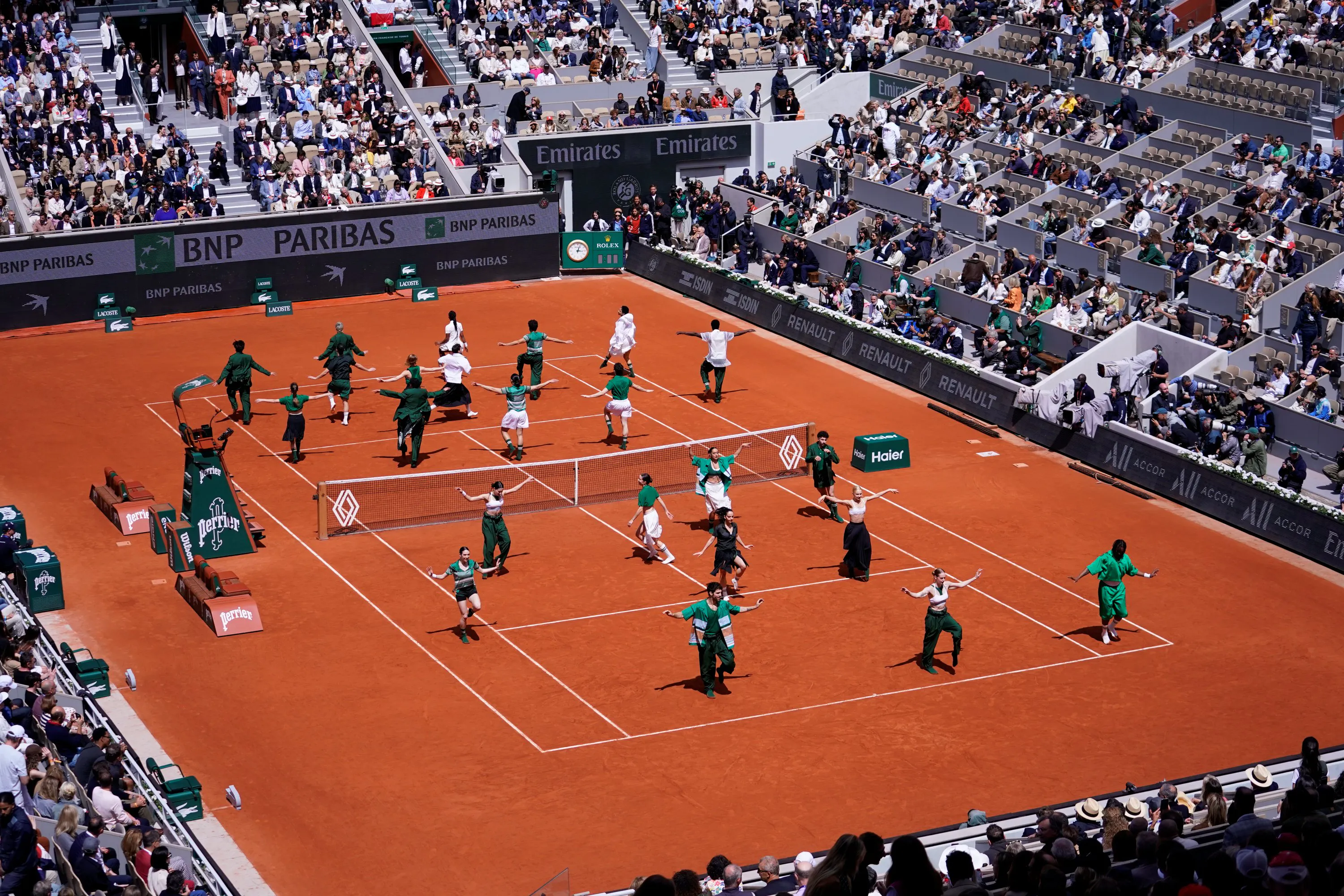 Finale dames - spectacle - danse - Roland-Garros 2026