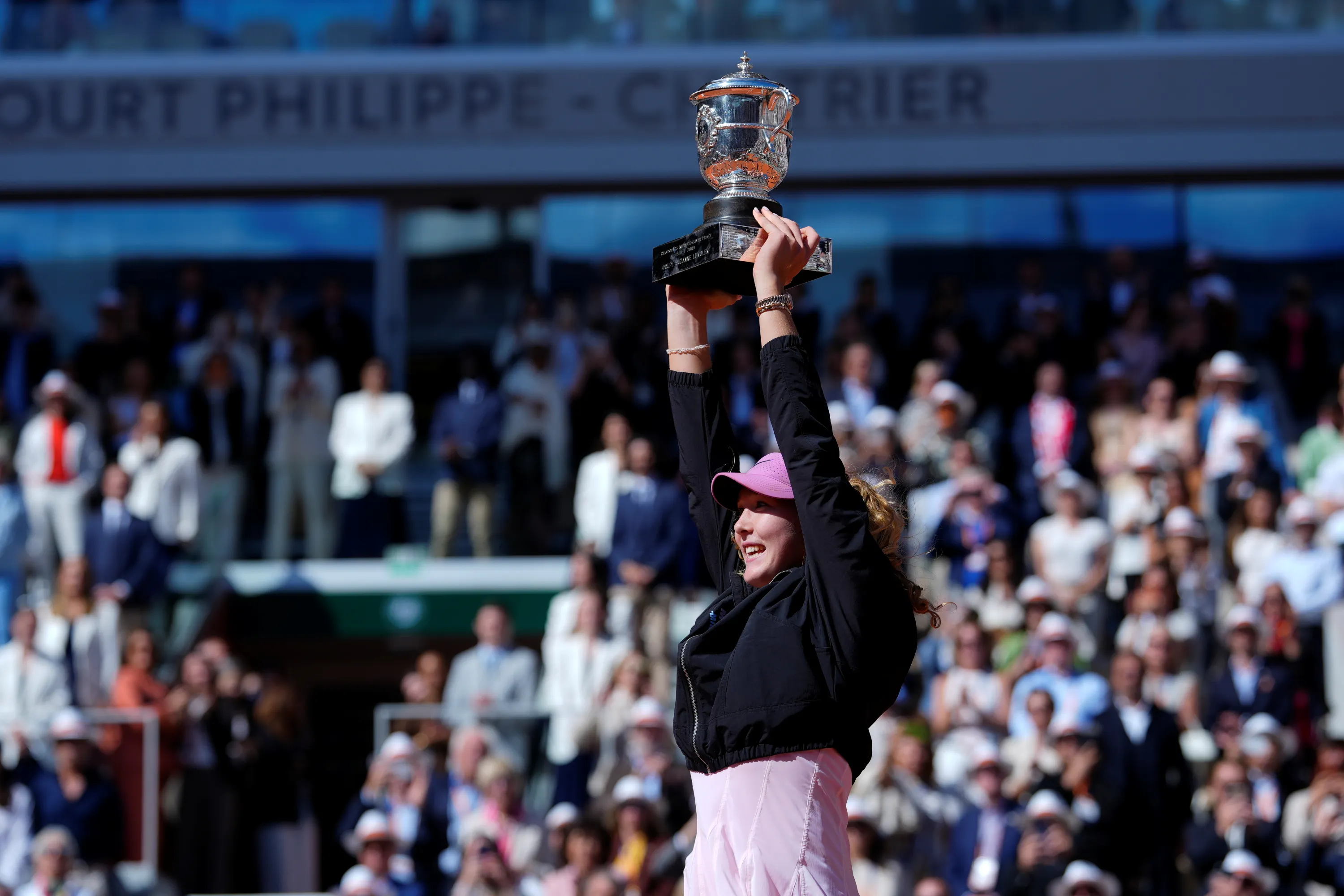 Mirra Andreeva / Finale - trophée - Roland-Garros 2026 
