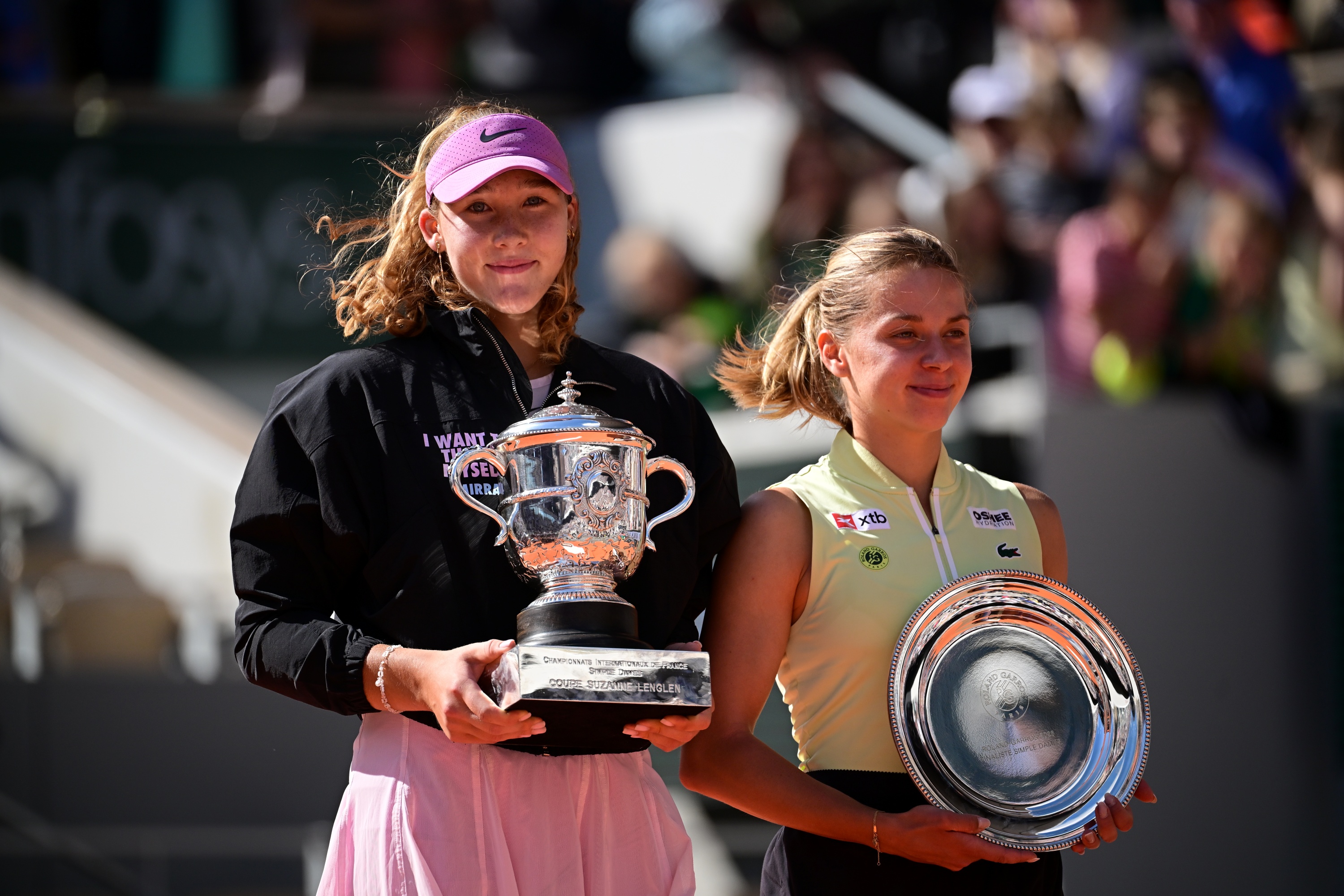 Mirra Andreeva & Maja Chwalinska / Finale - trophées - Roland-Garros 2026 