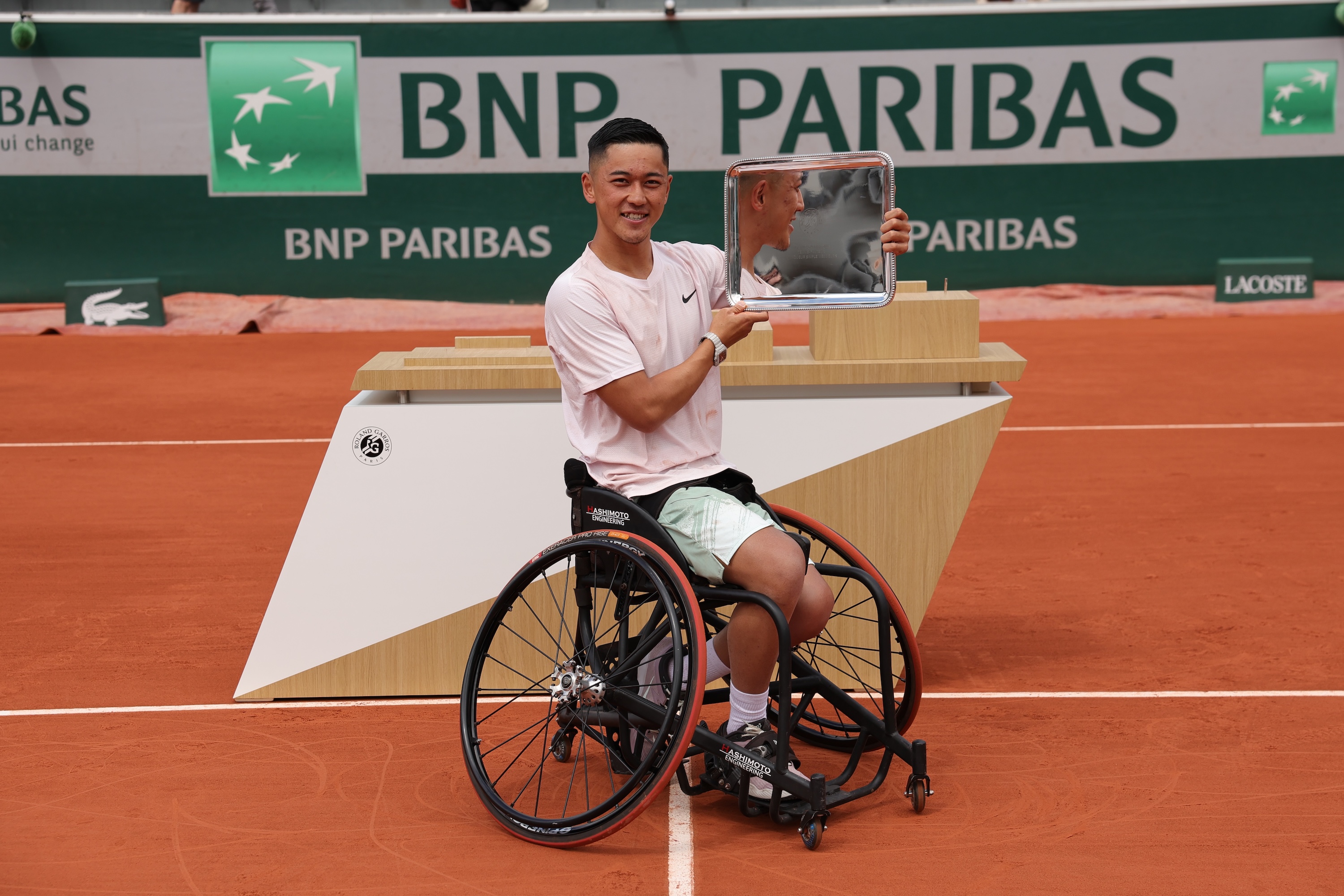 Tokito Oda / Trophée - Finale simple tennis-fauteuil - Roland-Garros 2026