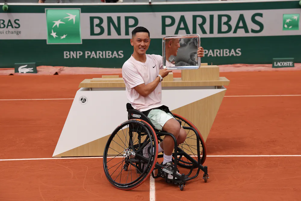 Tokito Oda / Trophée - Finale simple tennis-fauteuil - Roland-Garros 2026