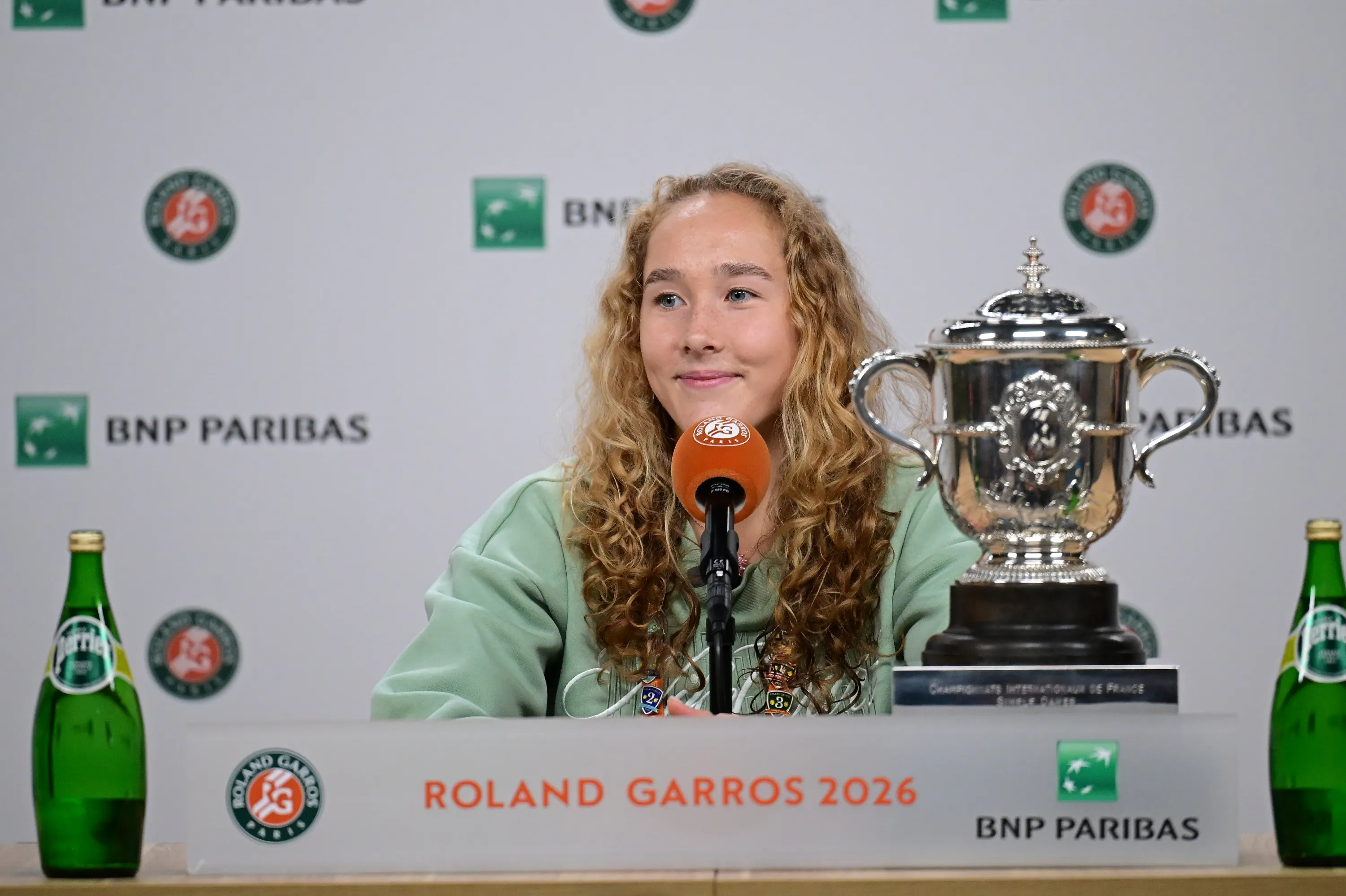 Mirra Andreeva / Finale - conférence de presse - Roland-Garros 2026