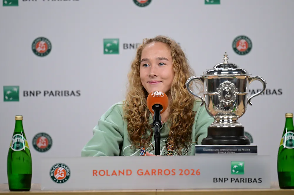 Mirra Andreeva / Finale - conférence de presse - Roland-Garros 2026
