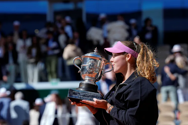 Mirra Andreeva / Finale - trophée - Roland-Garros 2026 Mirra Andreeva / Finale - trophée - Roland-Garros 2026