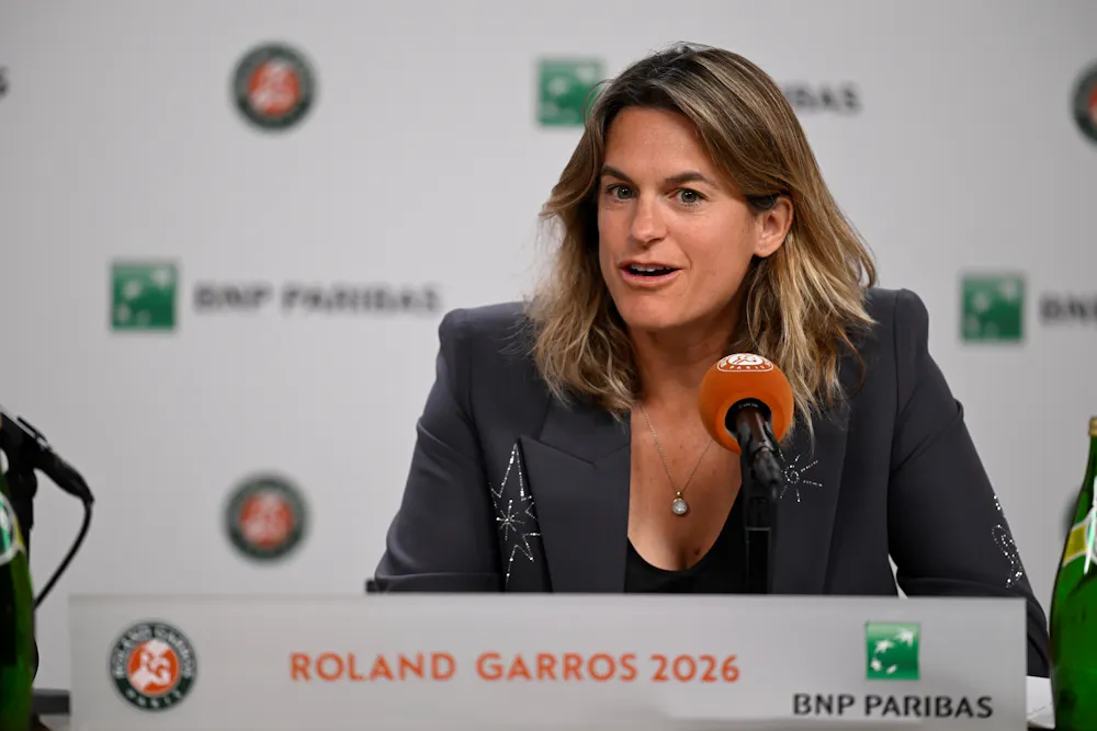 Amélie Mauresmo / Conférence de presse - Roland-Garros 2026