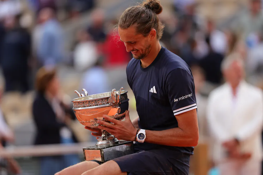 Alexander Zverev / Finale messieurs - trophée - Roland-Garros 2026
