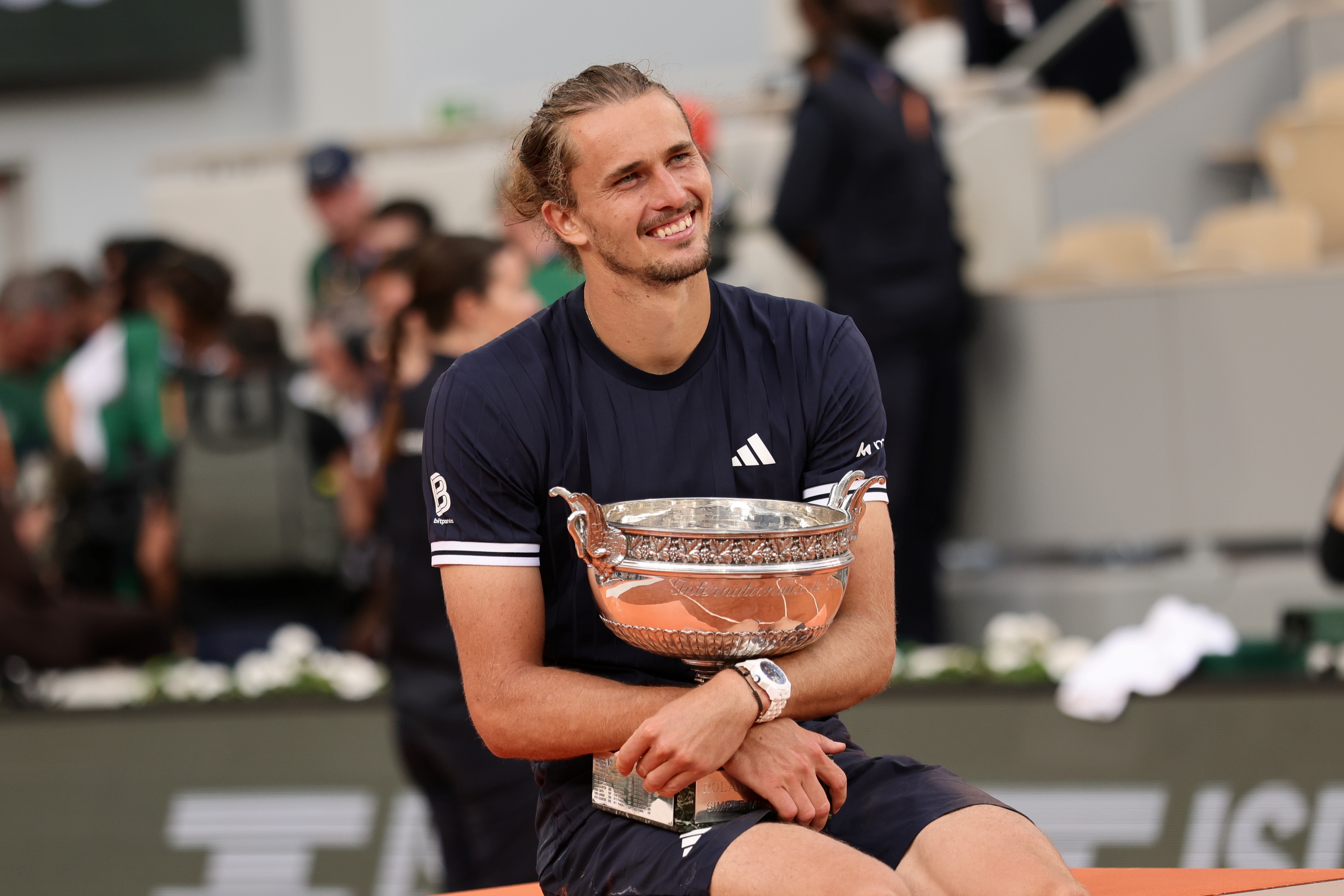 Alexander Zverev / Finale messieurs - trophée - Roland-Garros 2026