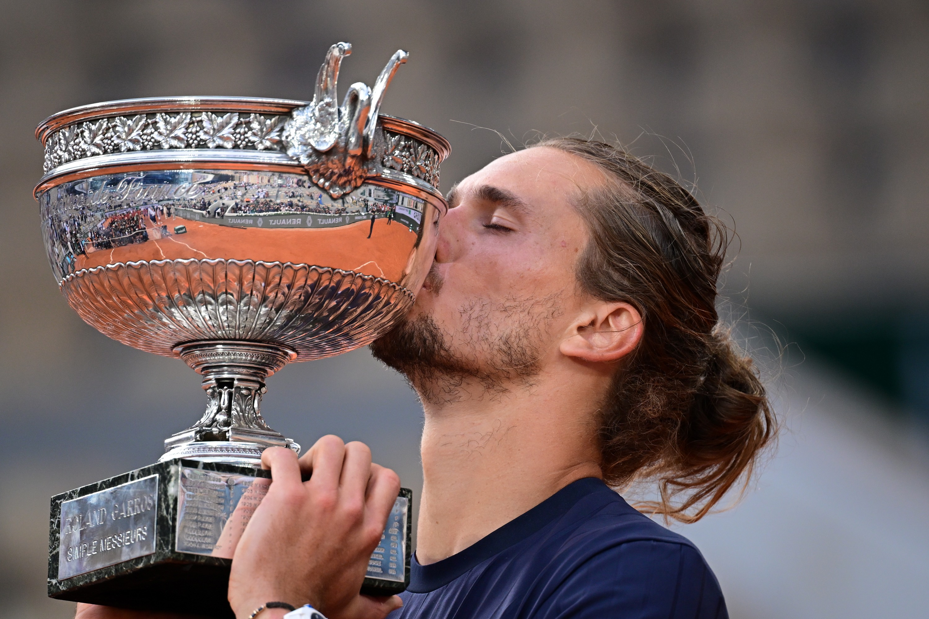 Alexander Zverev / Finale messieurs - trophée - Roland-Garros 2026 