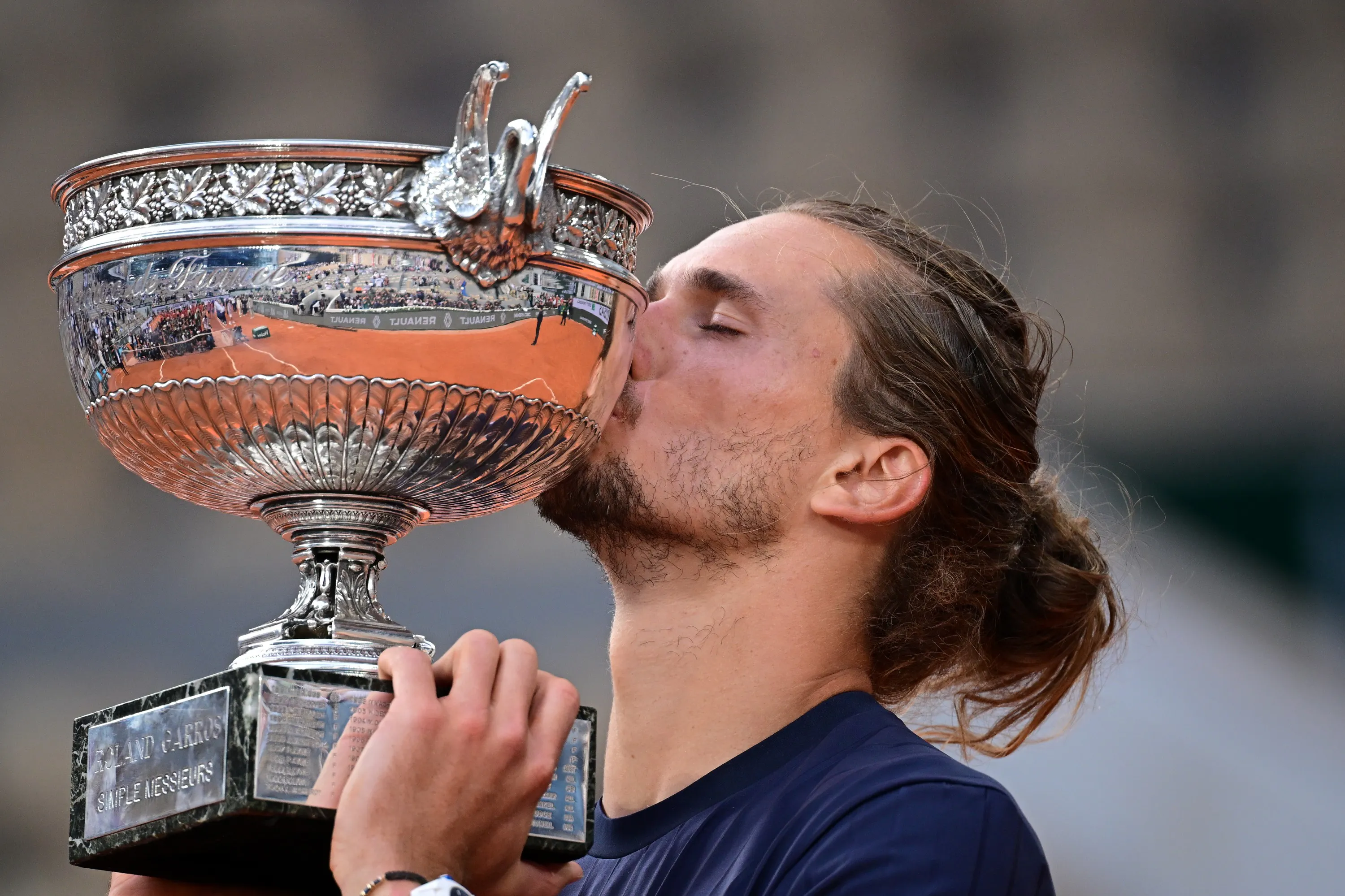 Alexander Zverev / Finale messieurs - trophée - Roland-Garros 2026 