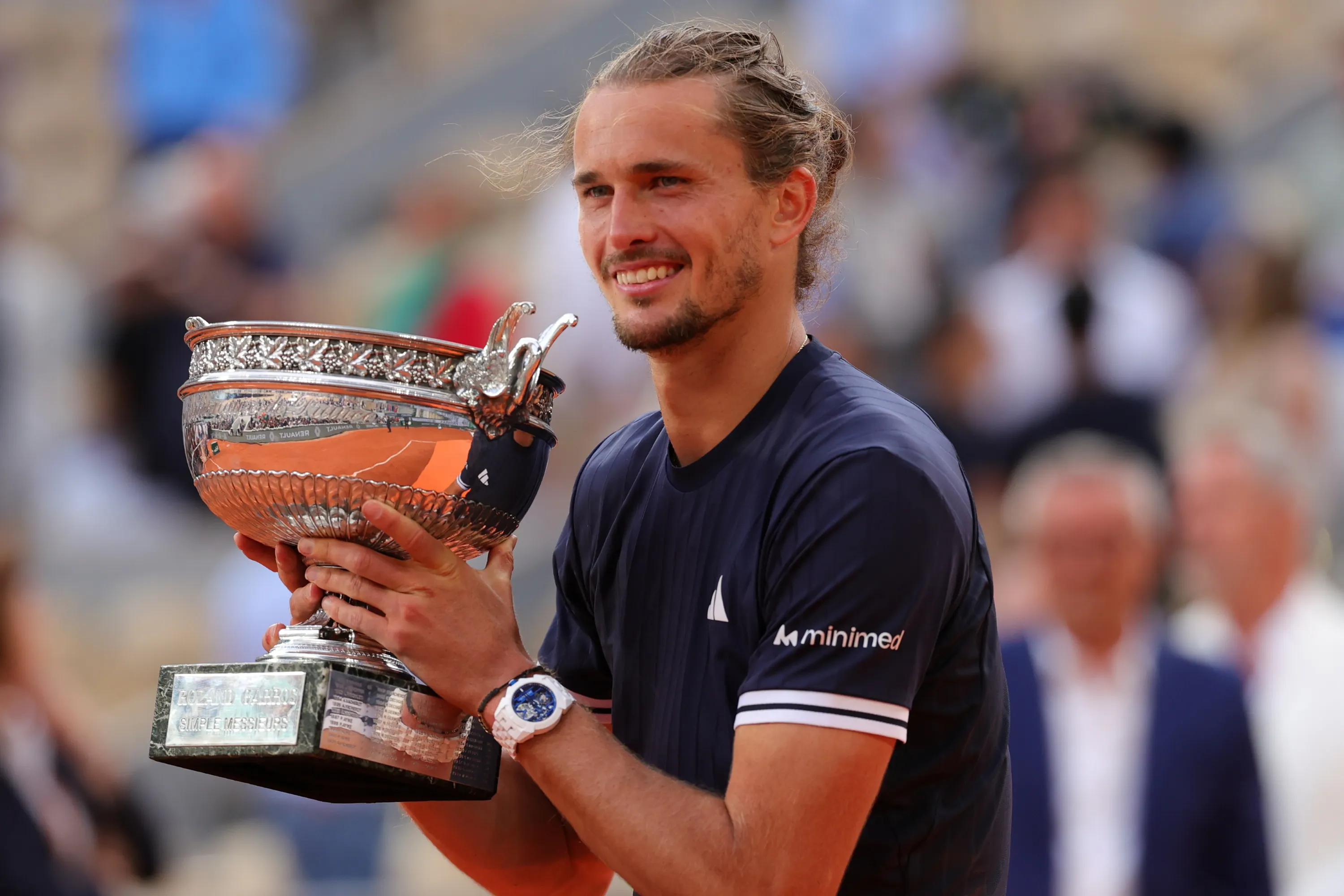 Alexander Zverev / Finale messieurs - trophée - Roland-Garros 2026  