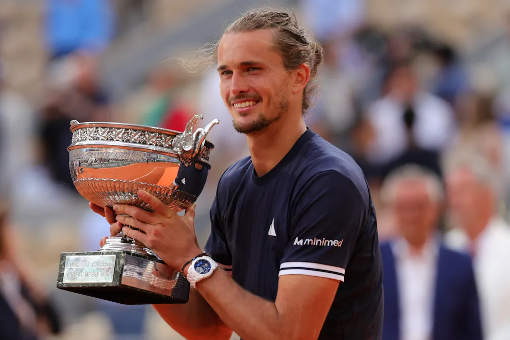 Alexander Zverev / Finale messieurs - trophée - Roland-Garros 2026  
