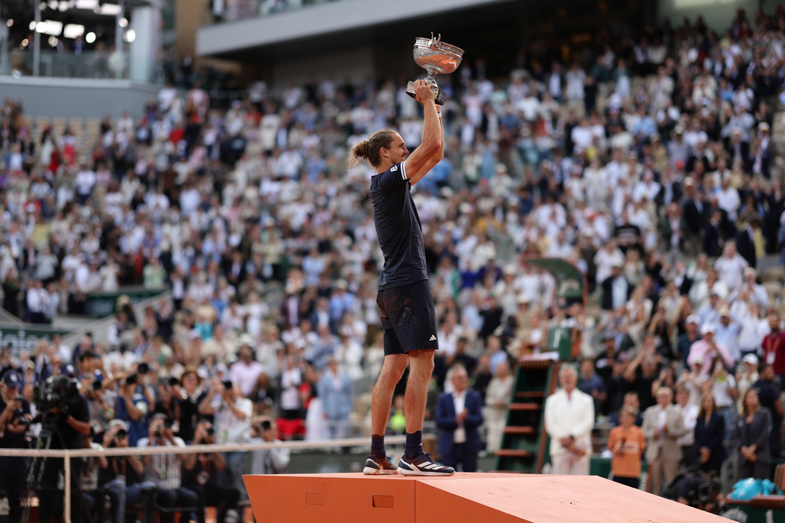 Alexander Zverev / Finale messieurs - trophée - Roland-Garros 2026  