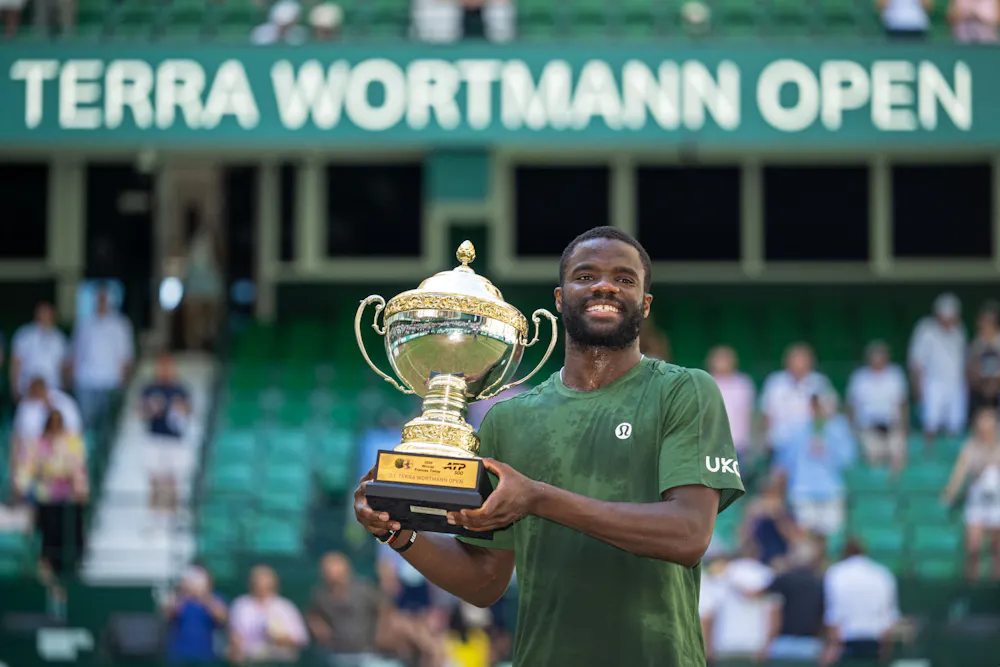 Frances Tiafoe / Photocall trophée - ATP 500 Halle
