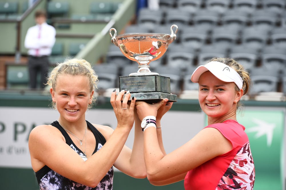 Katerina Siniakova Barbora Krejcikova Roland-Garros 2018.